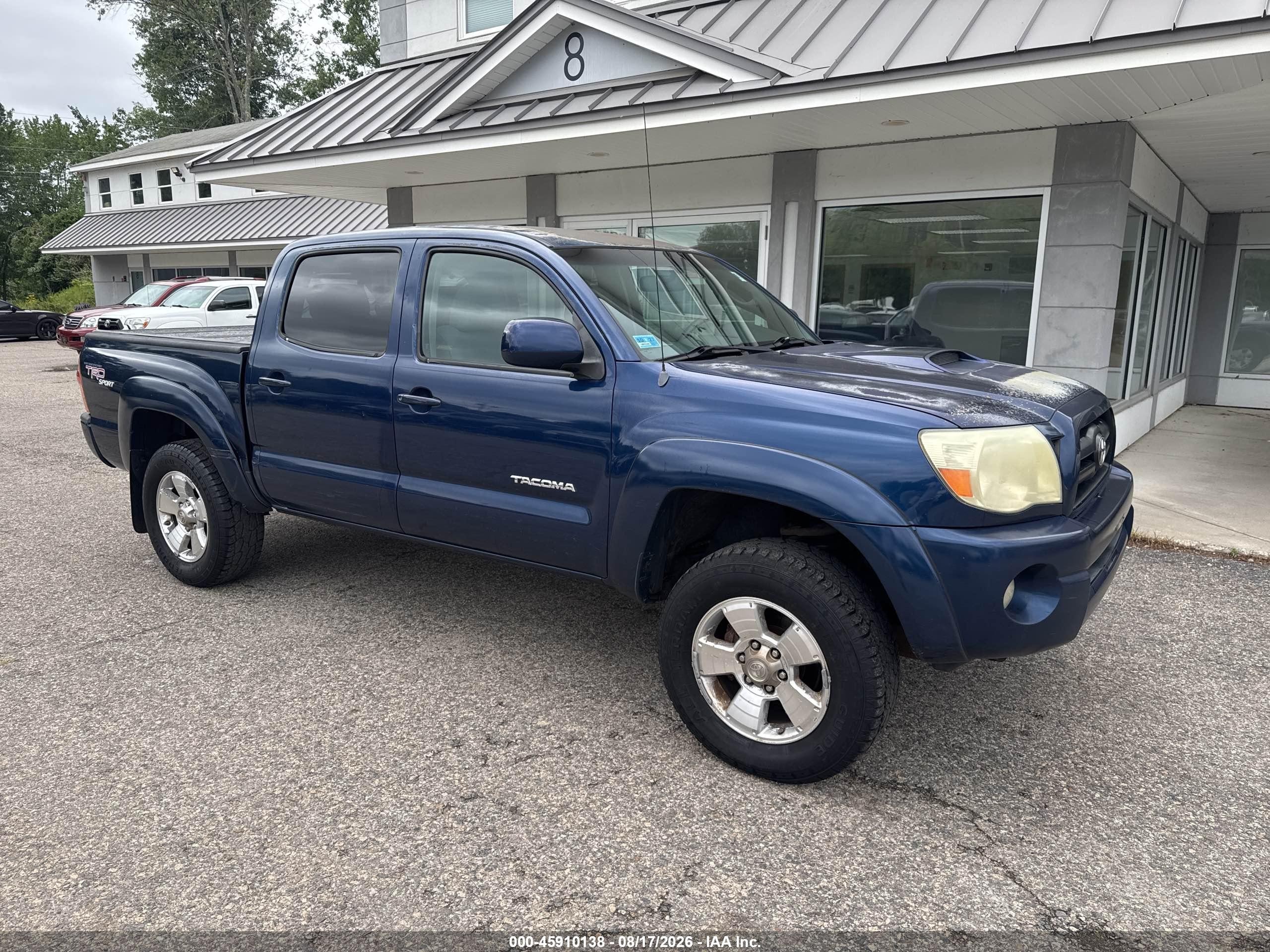 2008 Toyota Tacoma Base V6 Blue vin: 5TELU42NX8Z580189