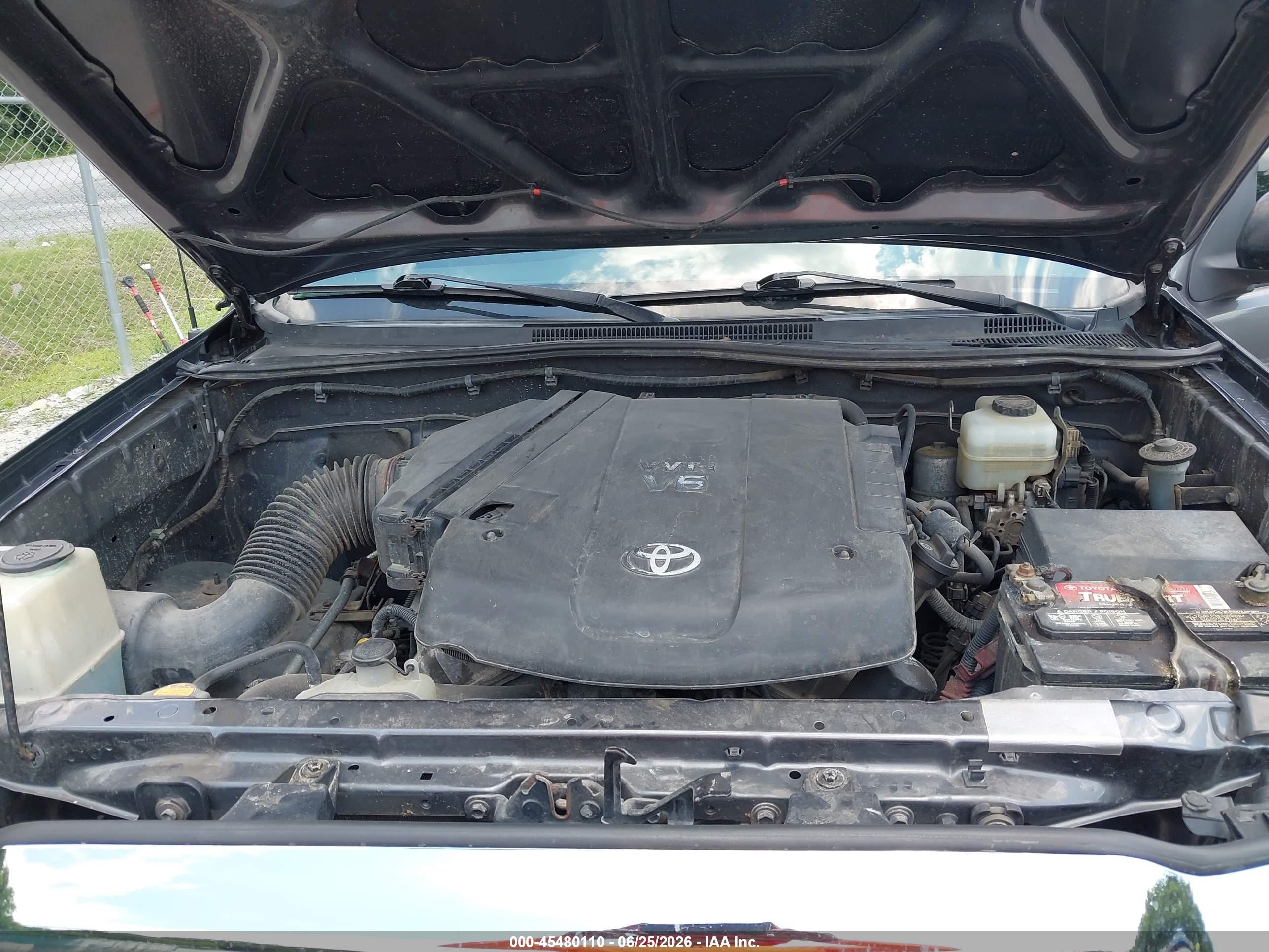 2010 Toyota Tacoma Base V6 Gray vin: 5TELU4EN0AZ701877