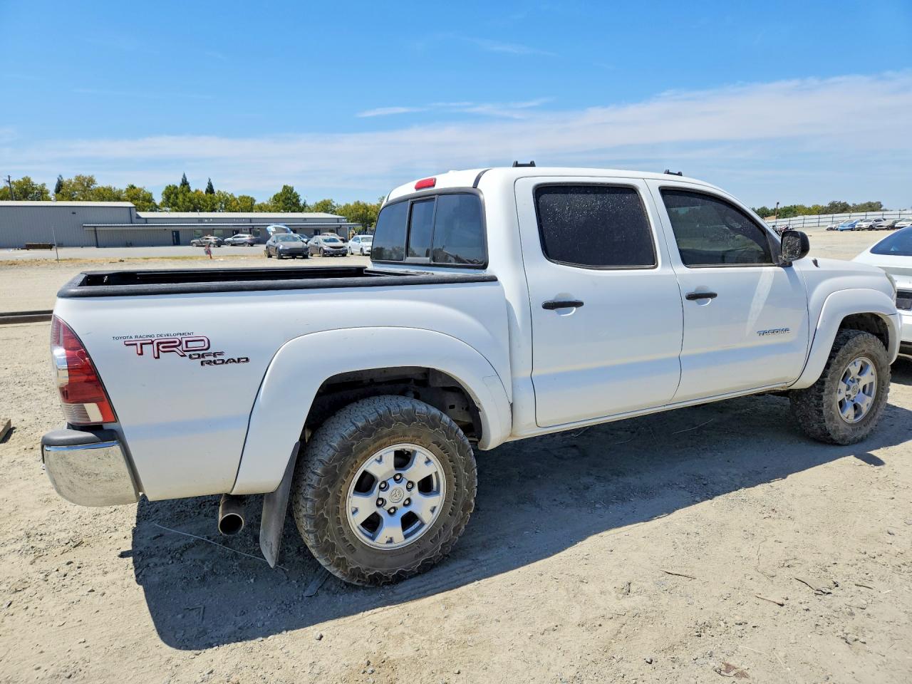 2010 Toyota Tacoma V6 White vin: 5TELU4EN2AZ696598