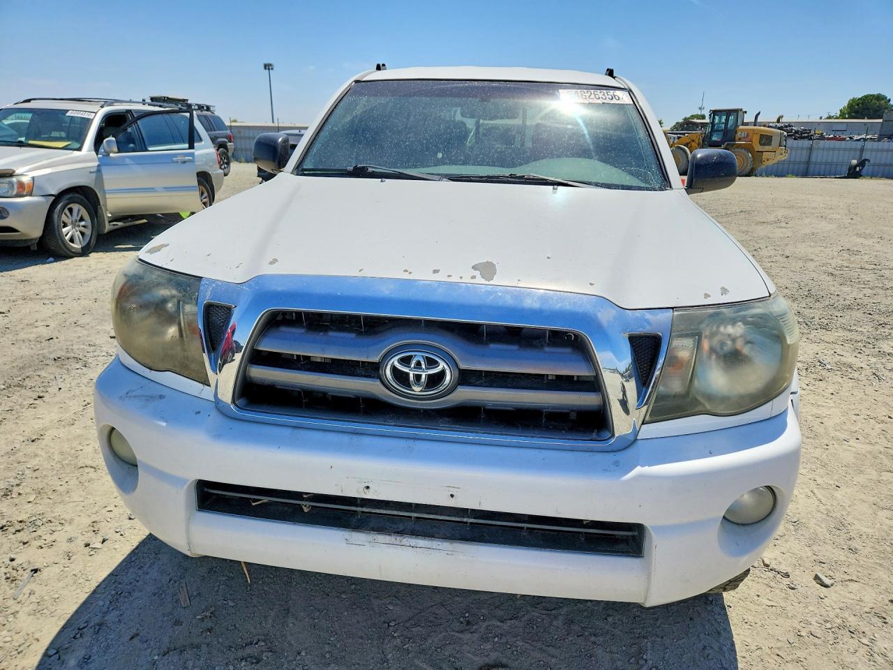2010 Toyota Tacoma V6 White vin: 5TELU4EN2AZ696598