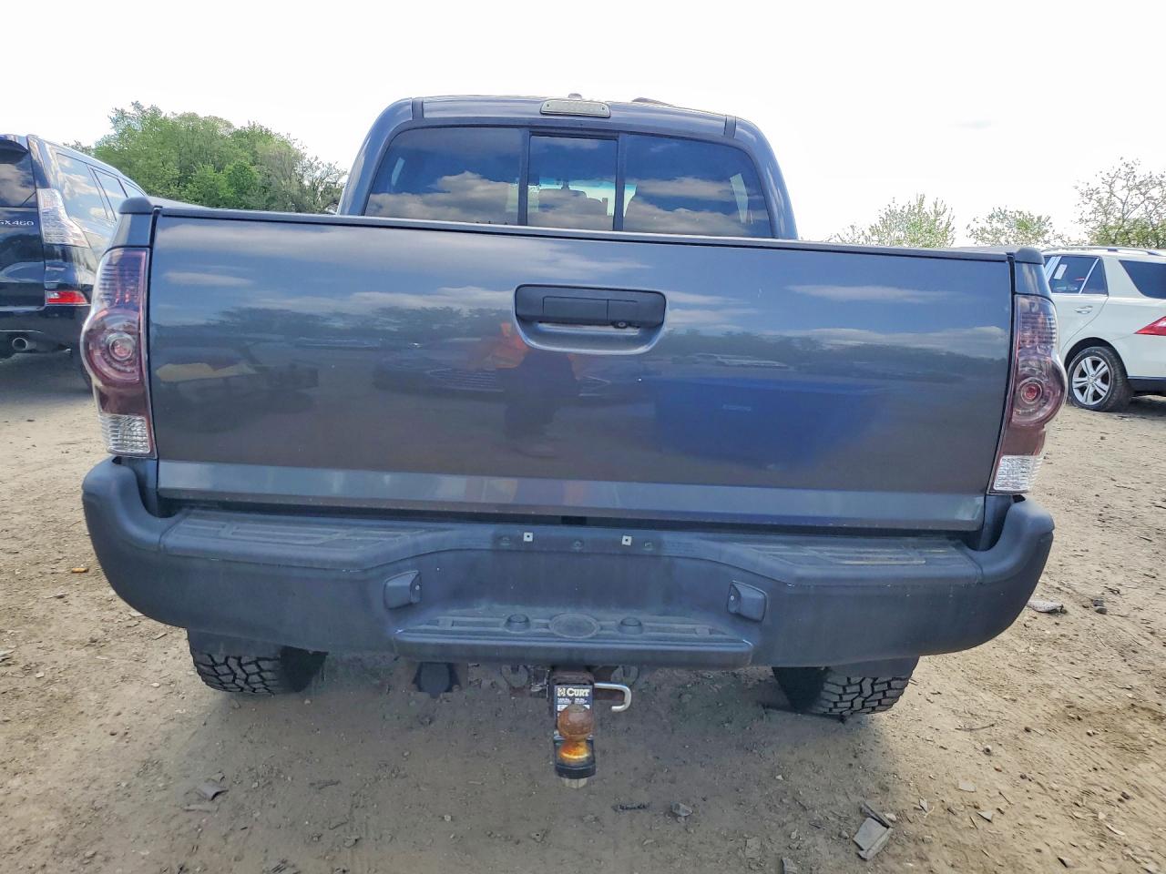 2010 Toyota Tacoma Double Cab Gray vin: 5TELU4EN2AZ722682