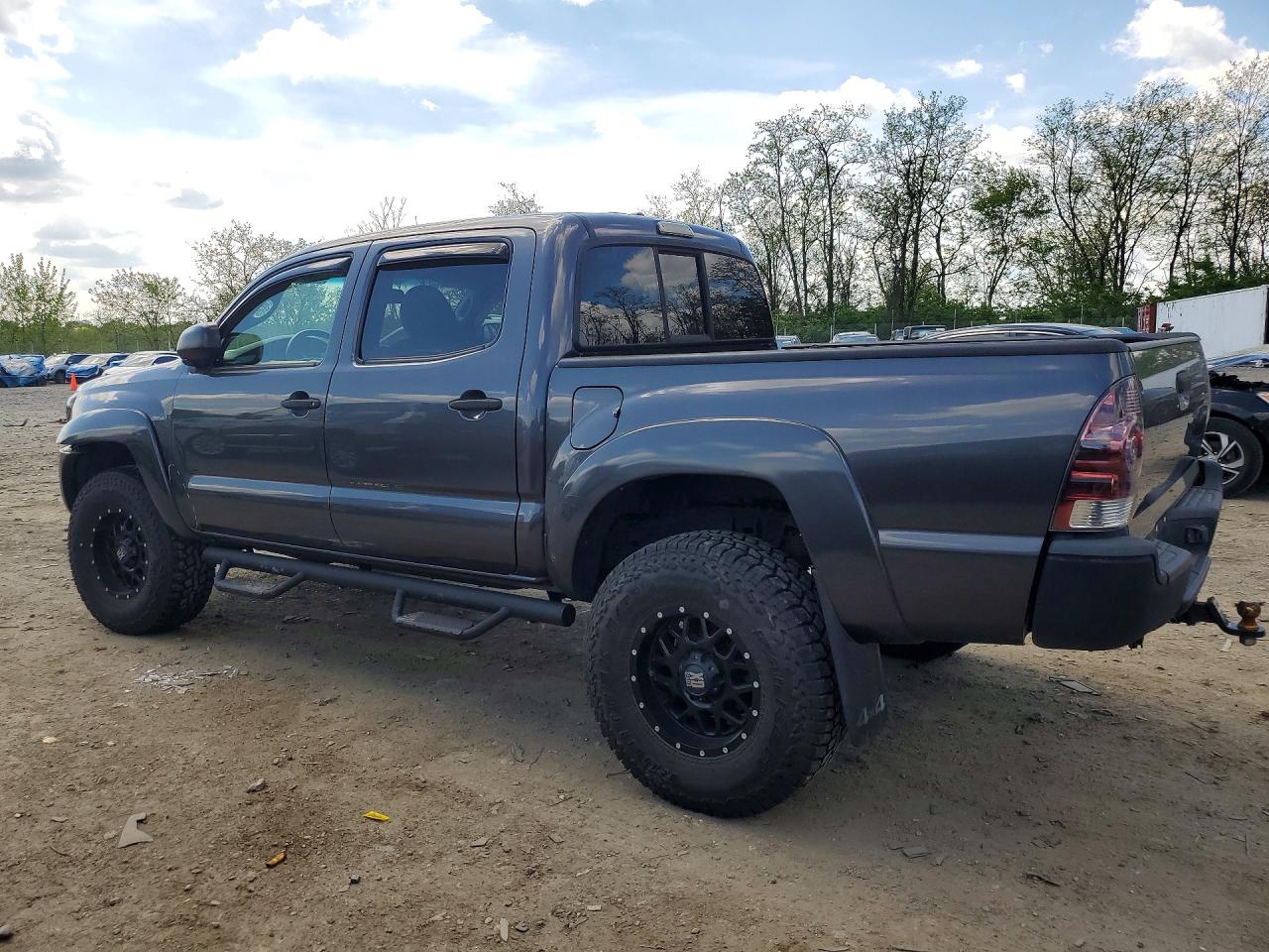2010 Toyota Tacoma Double Cab Gray vin: 5TELU4EN2AZ722682