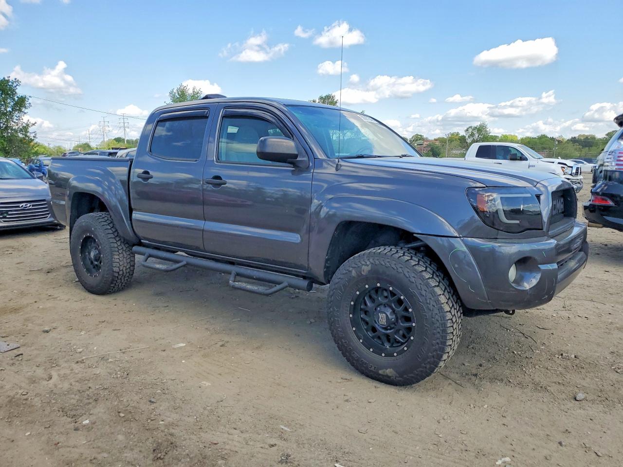 2010 Toyota Tacoma Double Cab Gray vin: 5TELU4EN2AZ722682