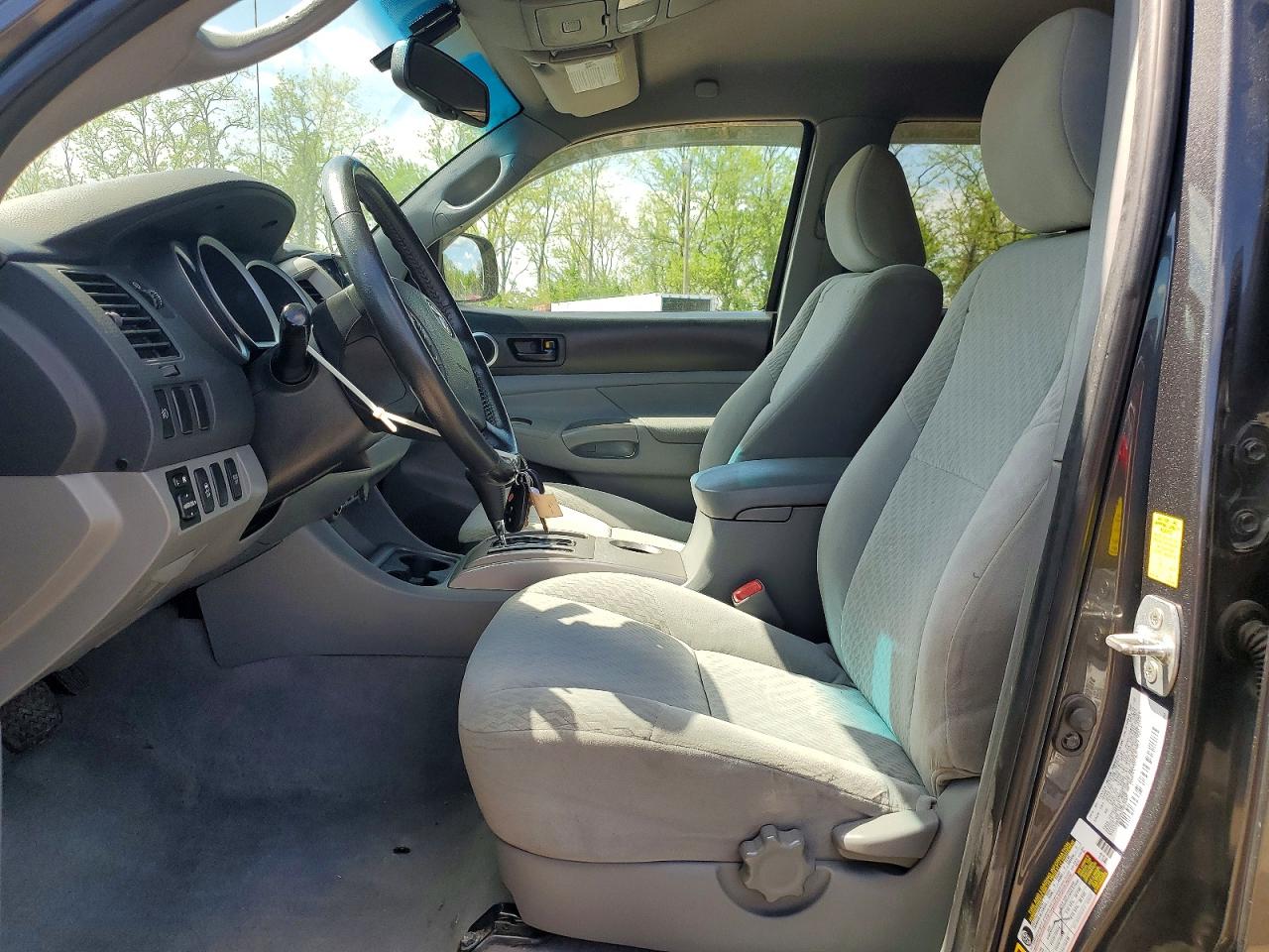 2010 Toyota Tacoma Double Cab Gray vin: 5TELU4EN2AZ722682