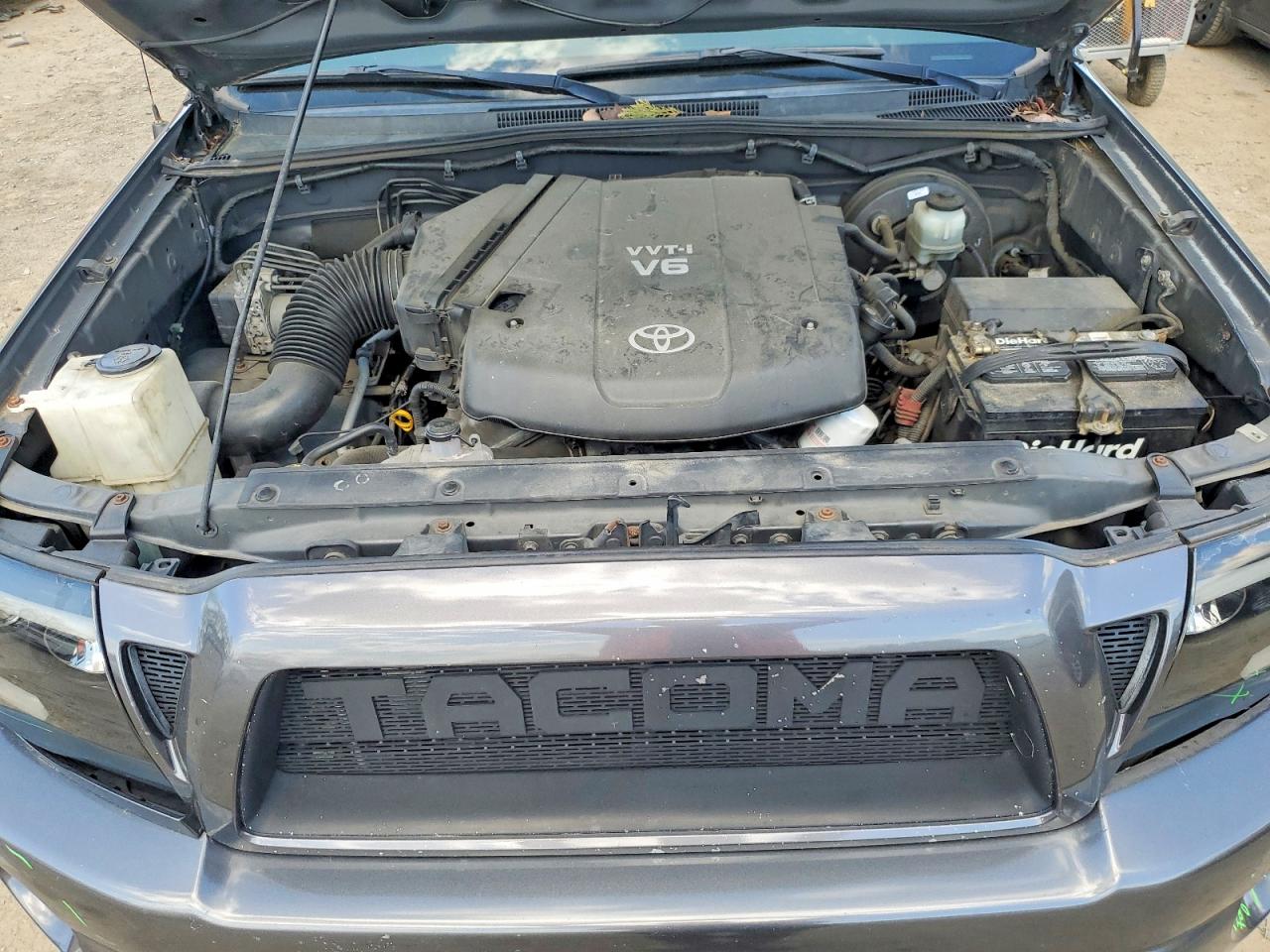 2010 Toyota Tacoma Double Cab Gray vin: 5TELU4EN2AZ722682