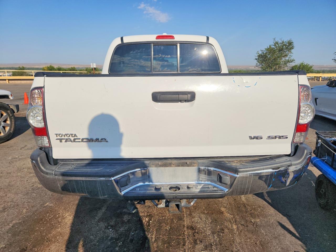2010 Toyota Tacoma Double Cab White vin: 5TELU4EN3AZ691152