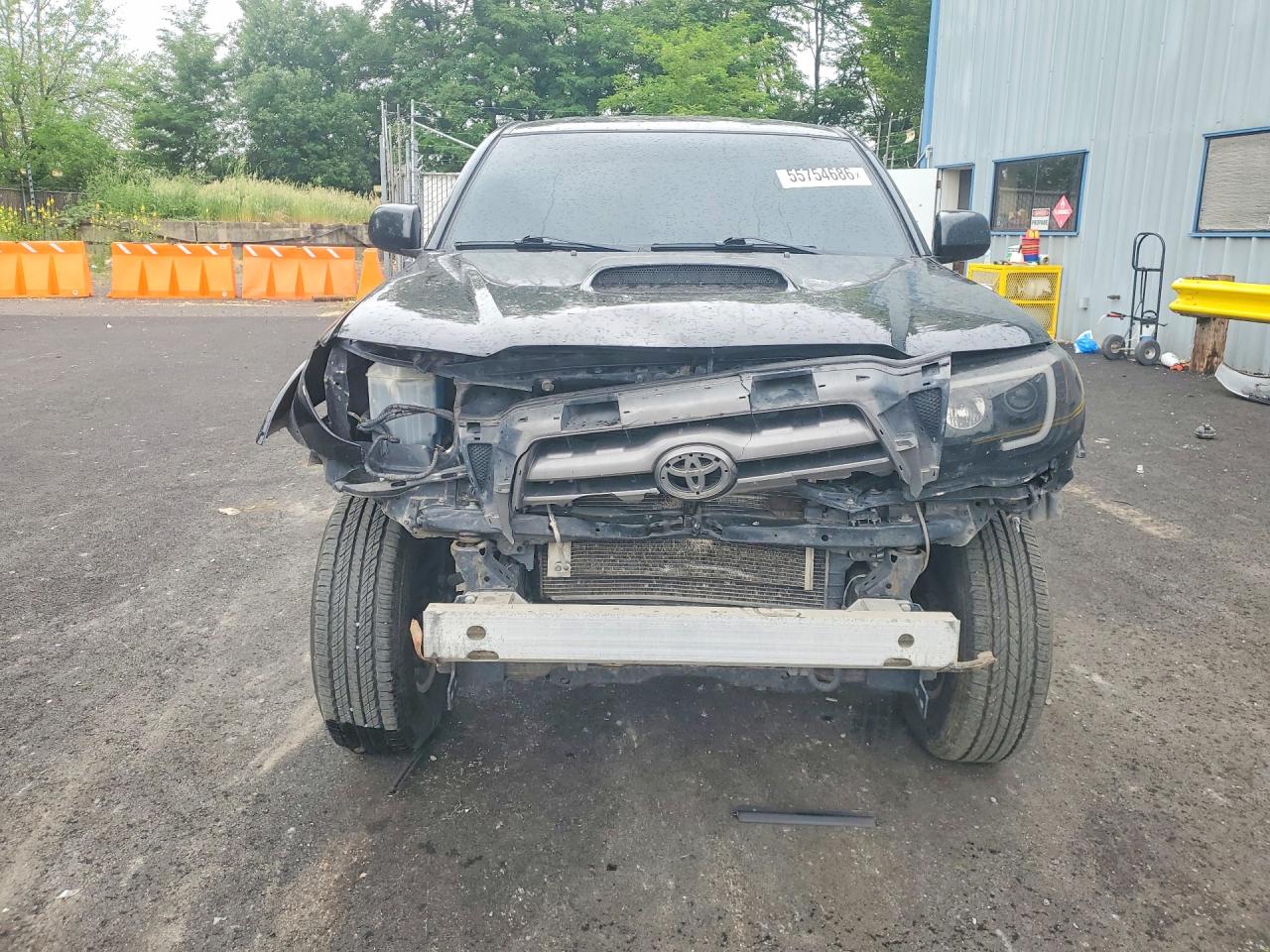2010 Toyota Tacoma Черный vin: 5TELU4EN4AZ707682