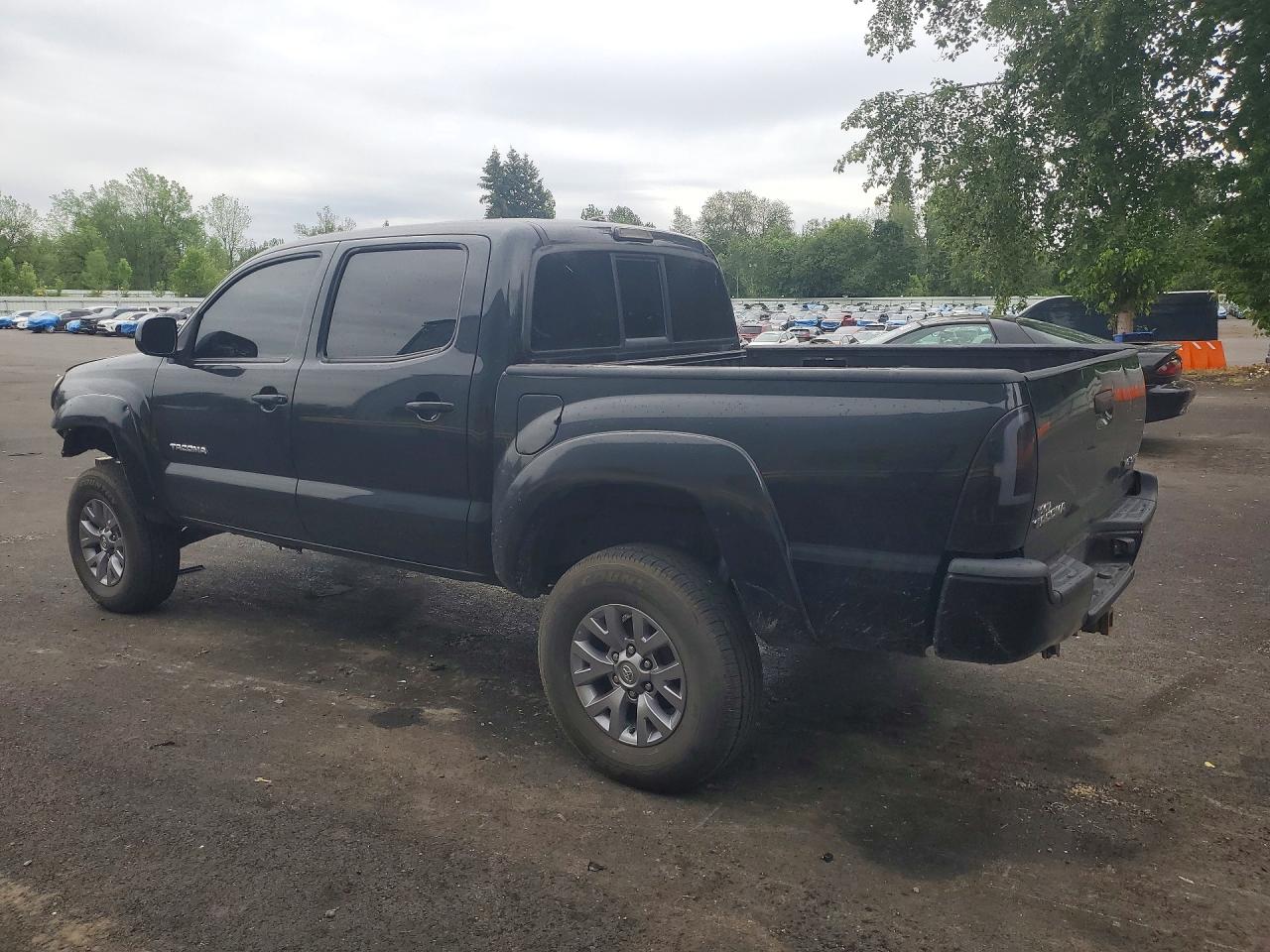 2010 Toyota Tacoma Черный vin: 5TELU4EN4AZ707682