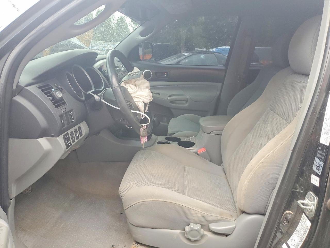 2010 Toyota Tacoma Черный vin: 5TELU4EN4AZ707682