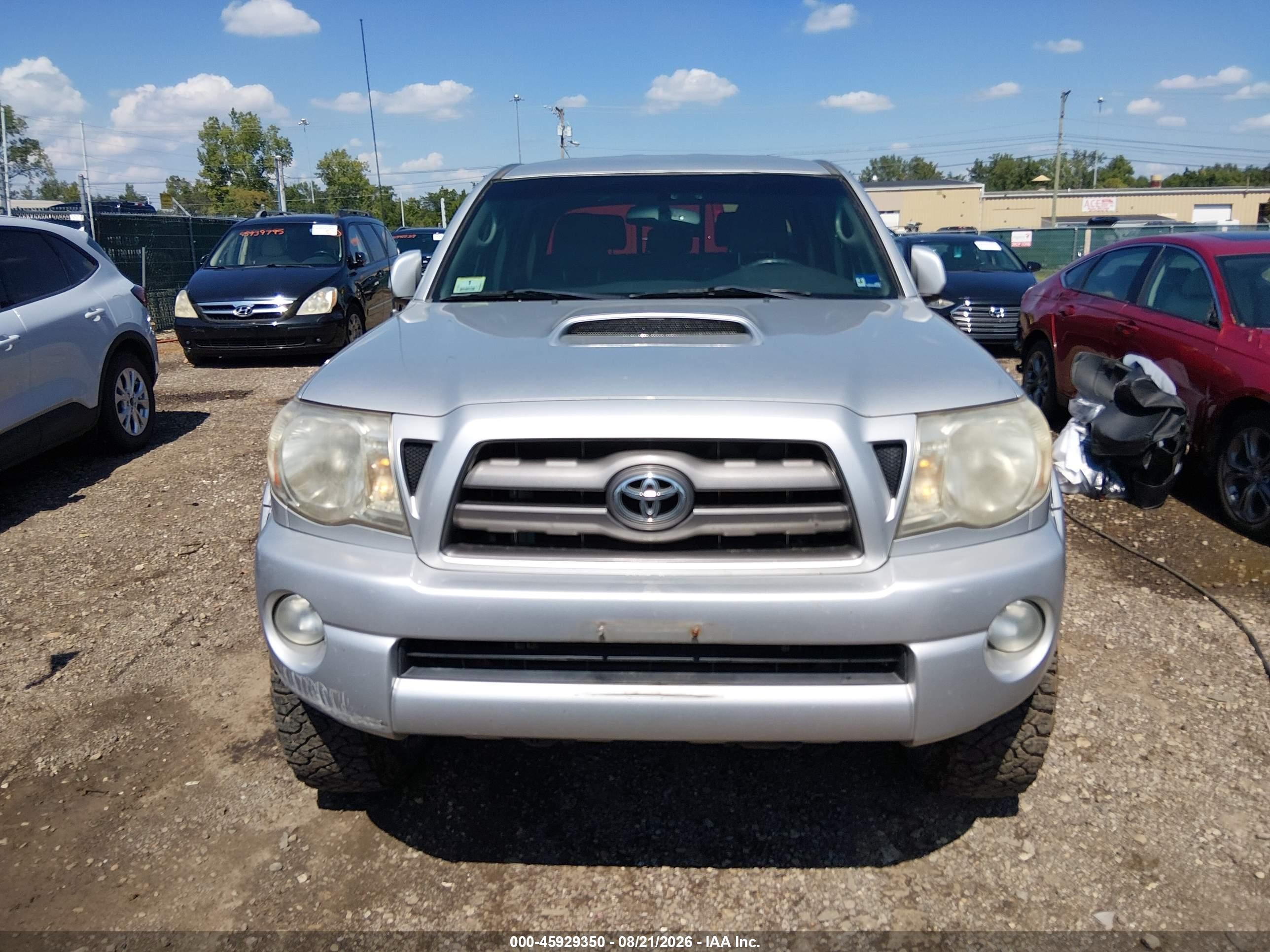 2010 Toyota Tacoma Base V6 Silver vin: 5TELU4EN7AZ689548