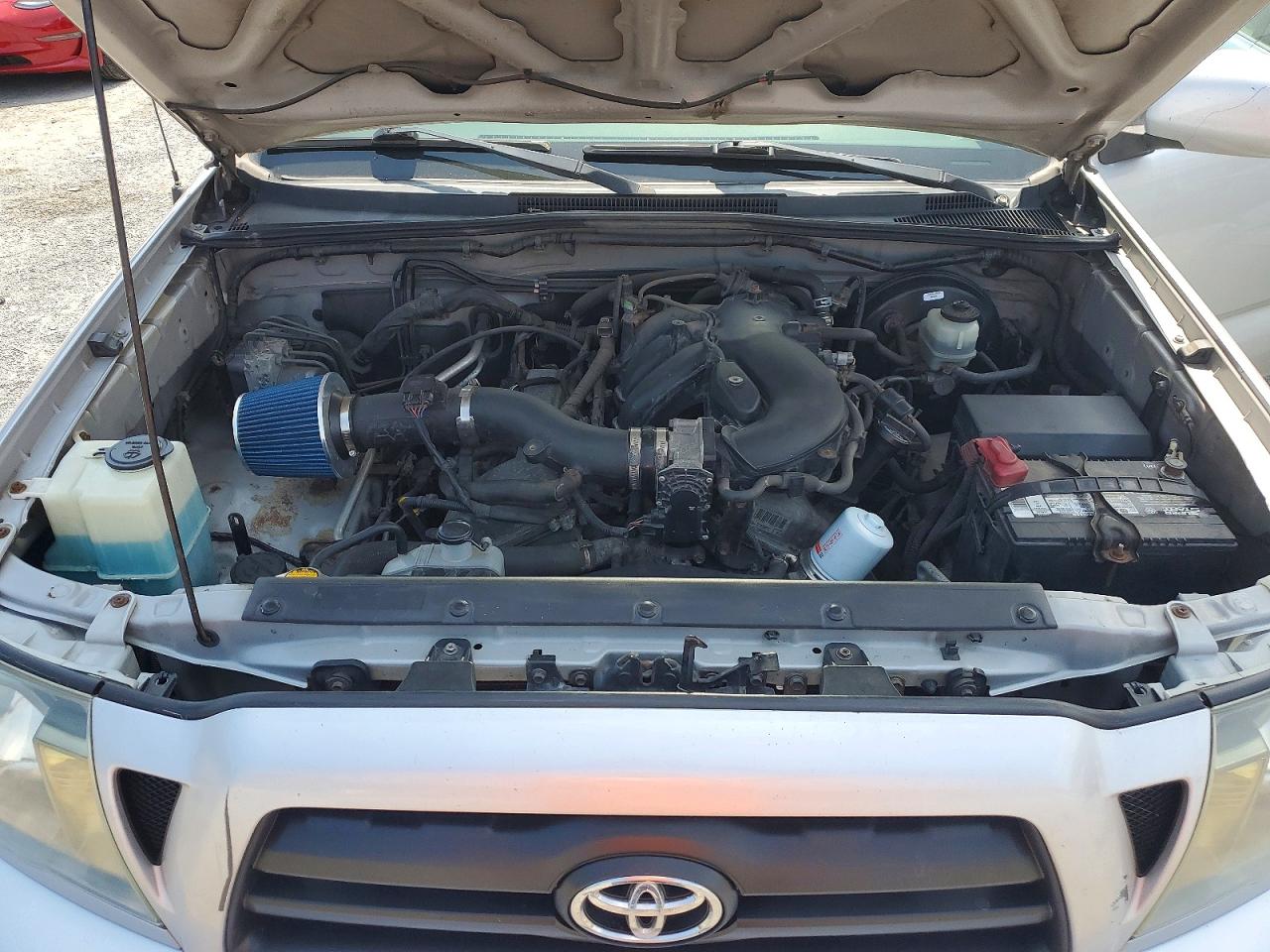2010 Toyota Tacoma Double Cab Silver vin: 5TELU4EN8AZ721147