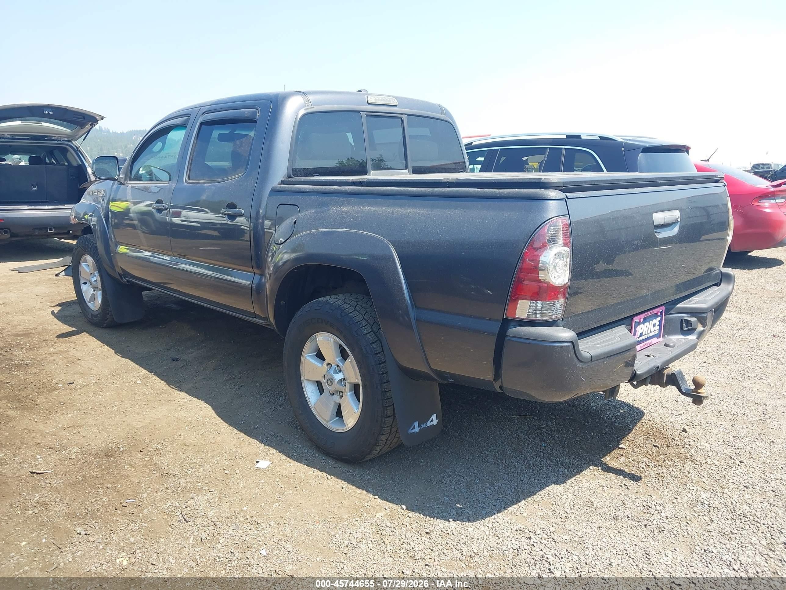 2010 Toyota Tacoma V6 Gray vin: 5TELU4ENXAZ712949