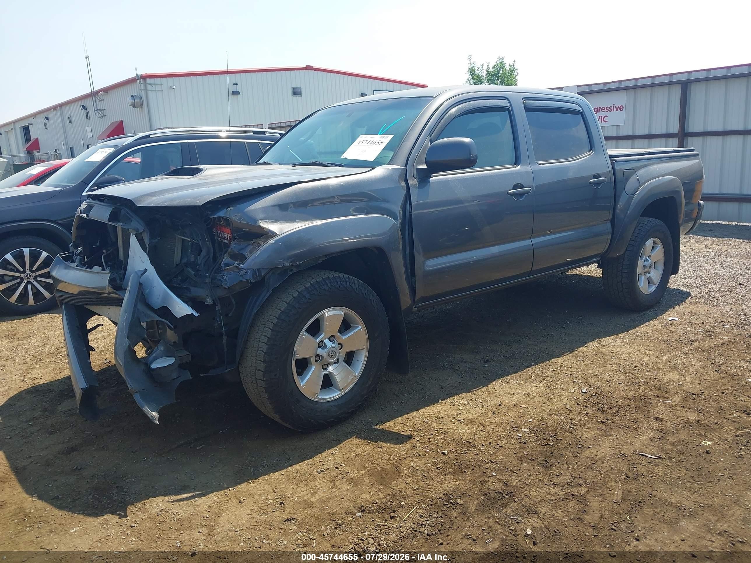 2010 Toyota Tacoma V6 Gray vin: 5TELU4ENXAZ712949