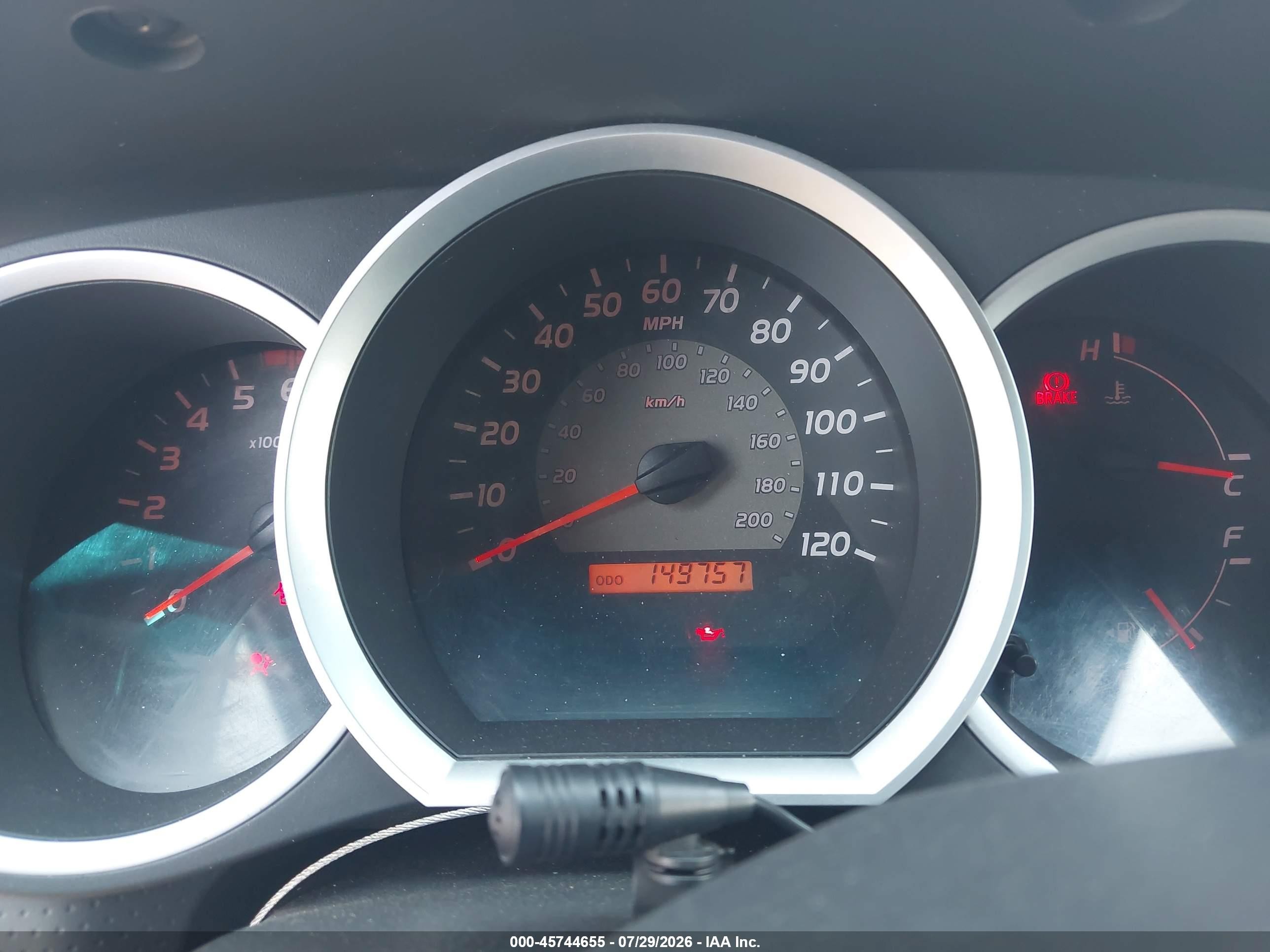 2010 Toyota Tacoma V6 Gray vin: 5TELU4ENXAZ712949