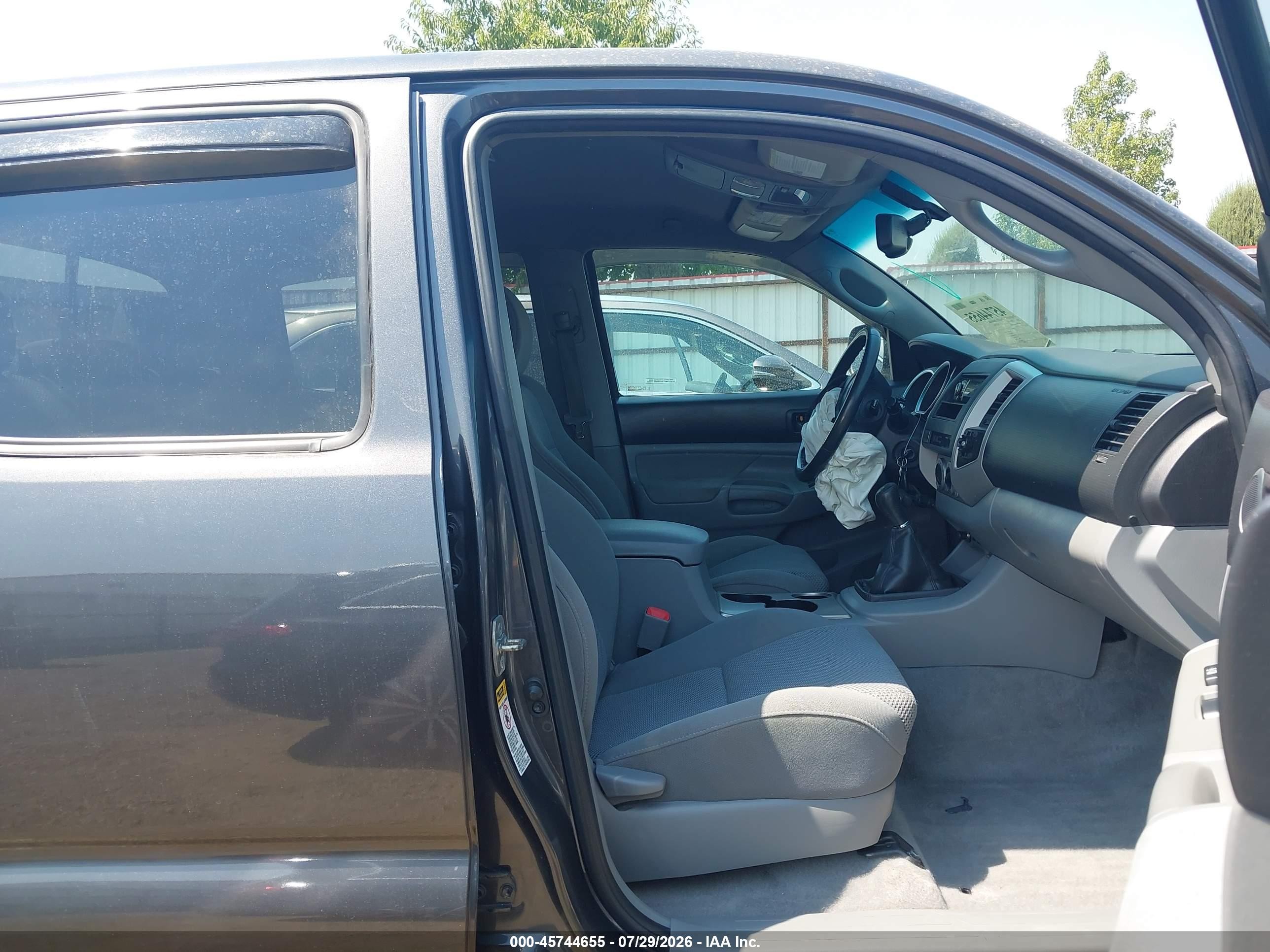 2010 Toyota Tacoma V6 Gray vin: 5TELU4ENXAZ712949