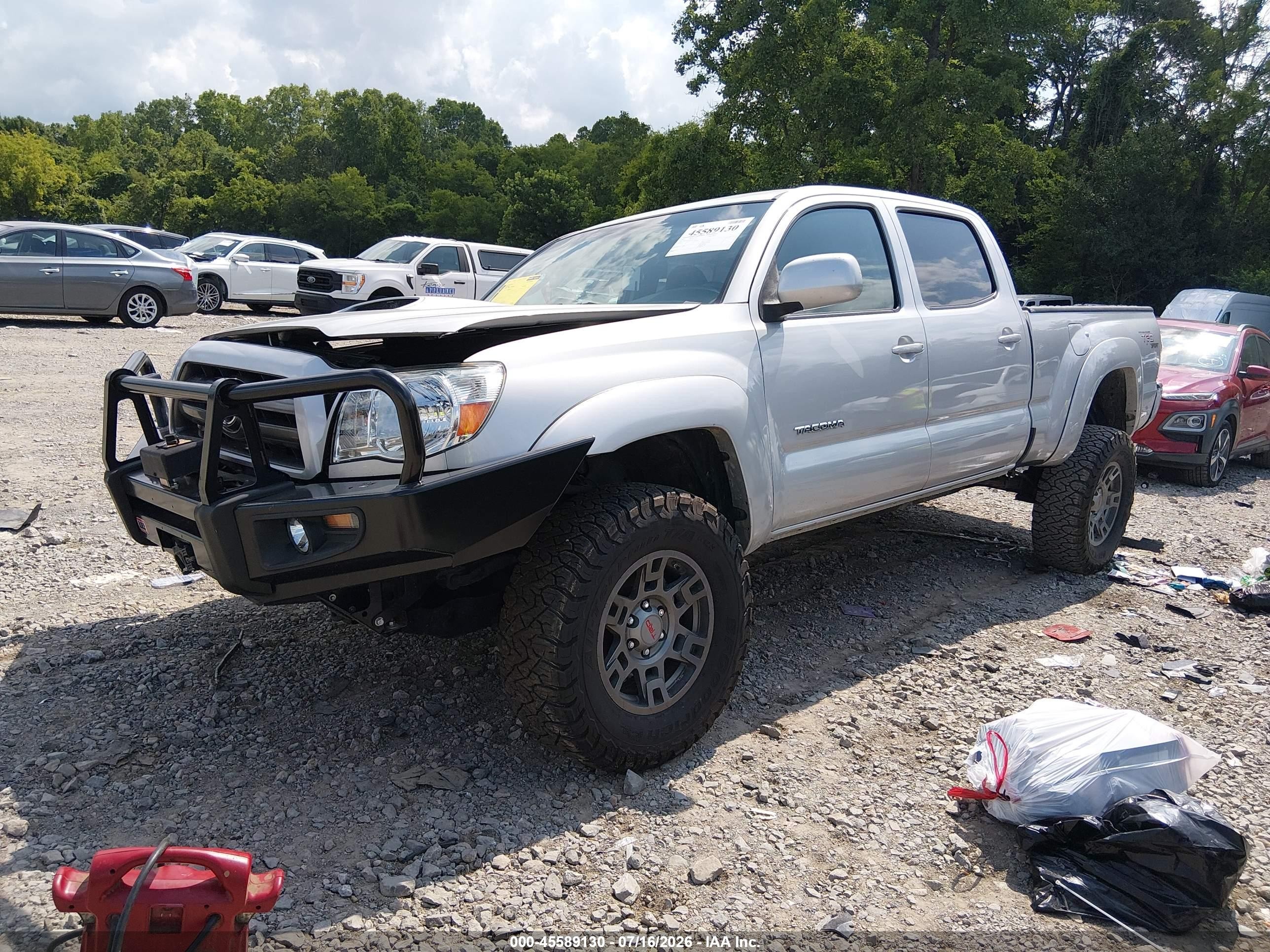 2010 Toyota Tacoma Base V6 White vin: 5TEMU4FN0AZ692763