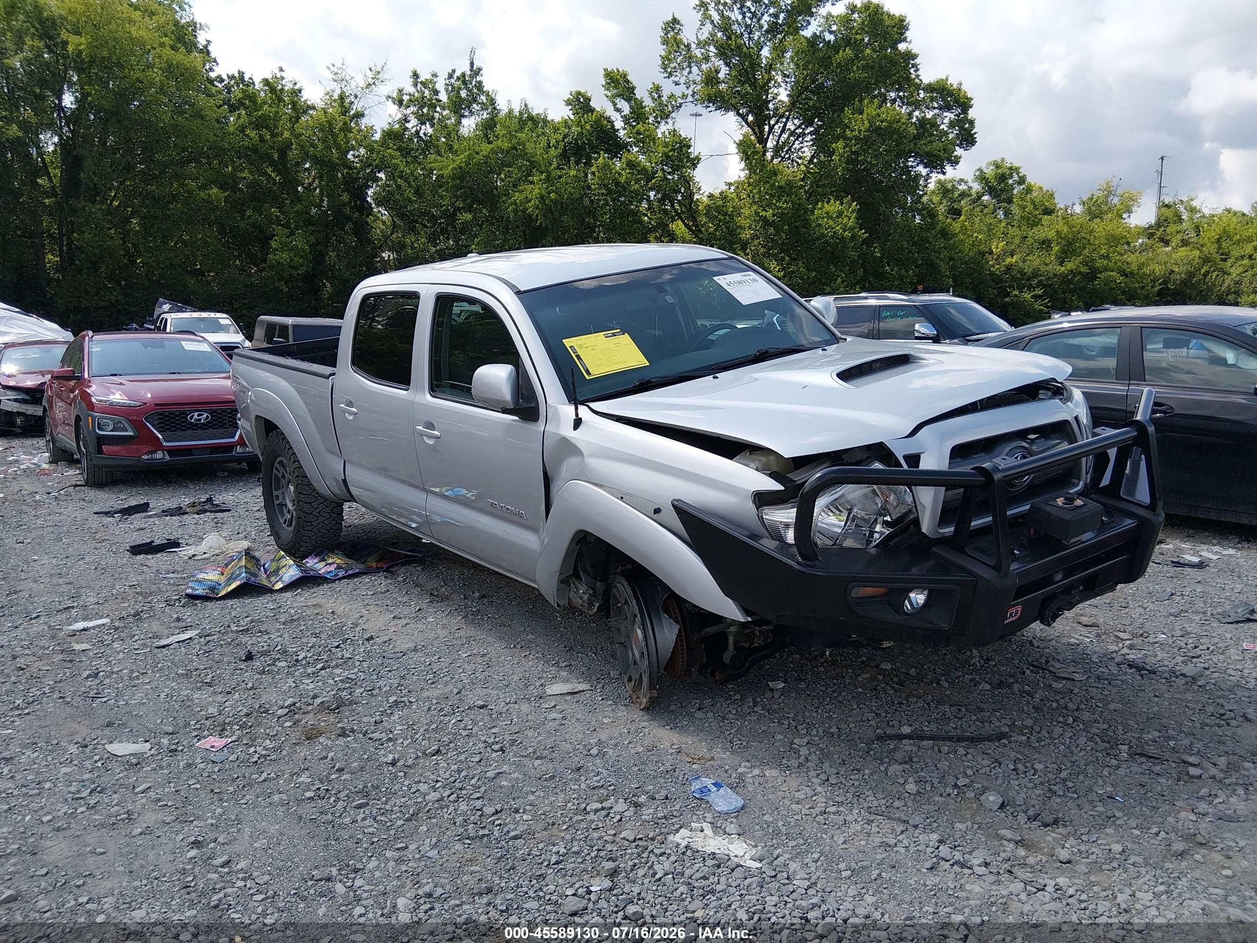 2010 Toyota Tacoma Base V6 White vin: 5TEMU4FN0AZ692763