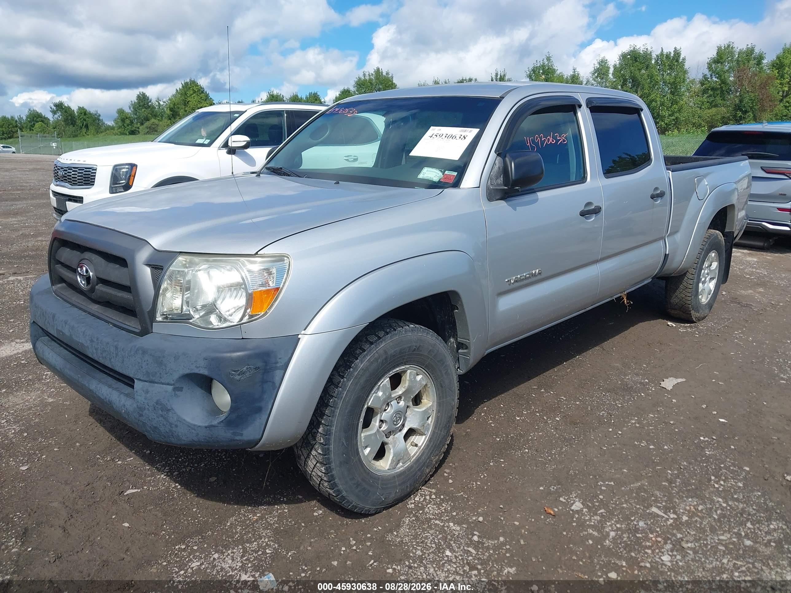 2010 Toyota Tacoma Base V6 Серебряный vin: 5TEMU4FN0AZ697638