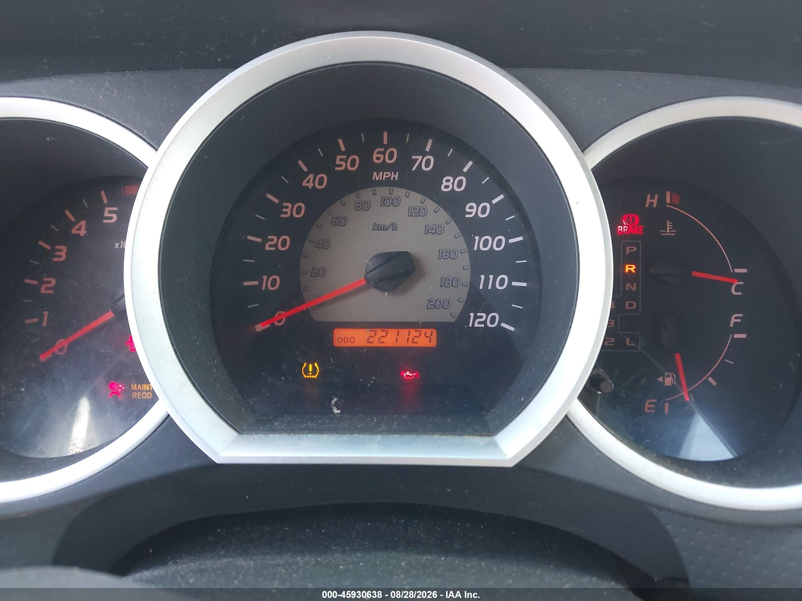 2010 Toyota Tacoma Base V6 Серебряный vin: 5TEMU4FN0AZ697638
