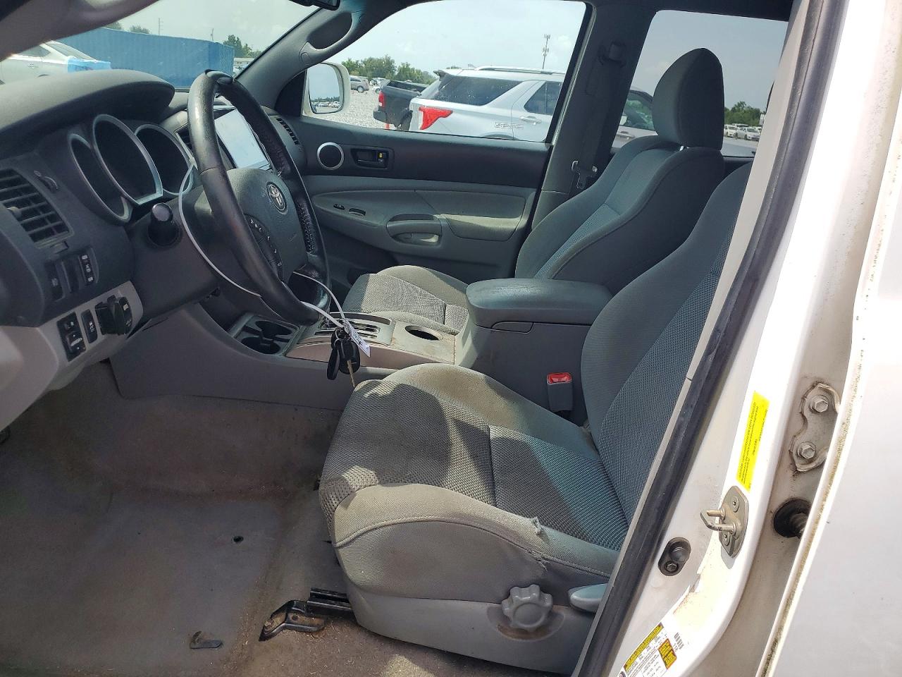2010 Toyota Tacoma Double Cab Long Bed Белый vin: 5TEMU4FN0AZ712235