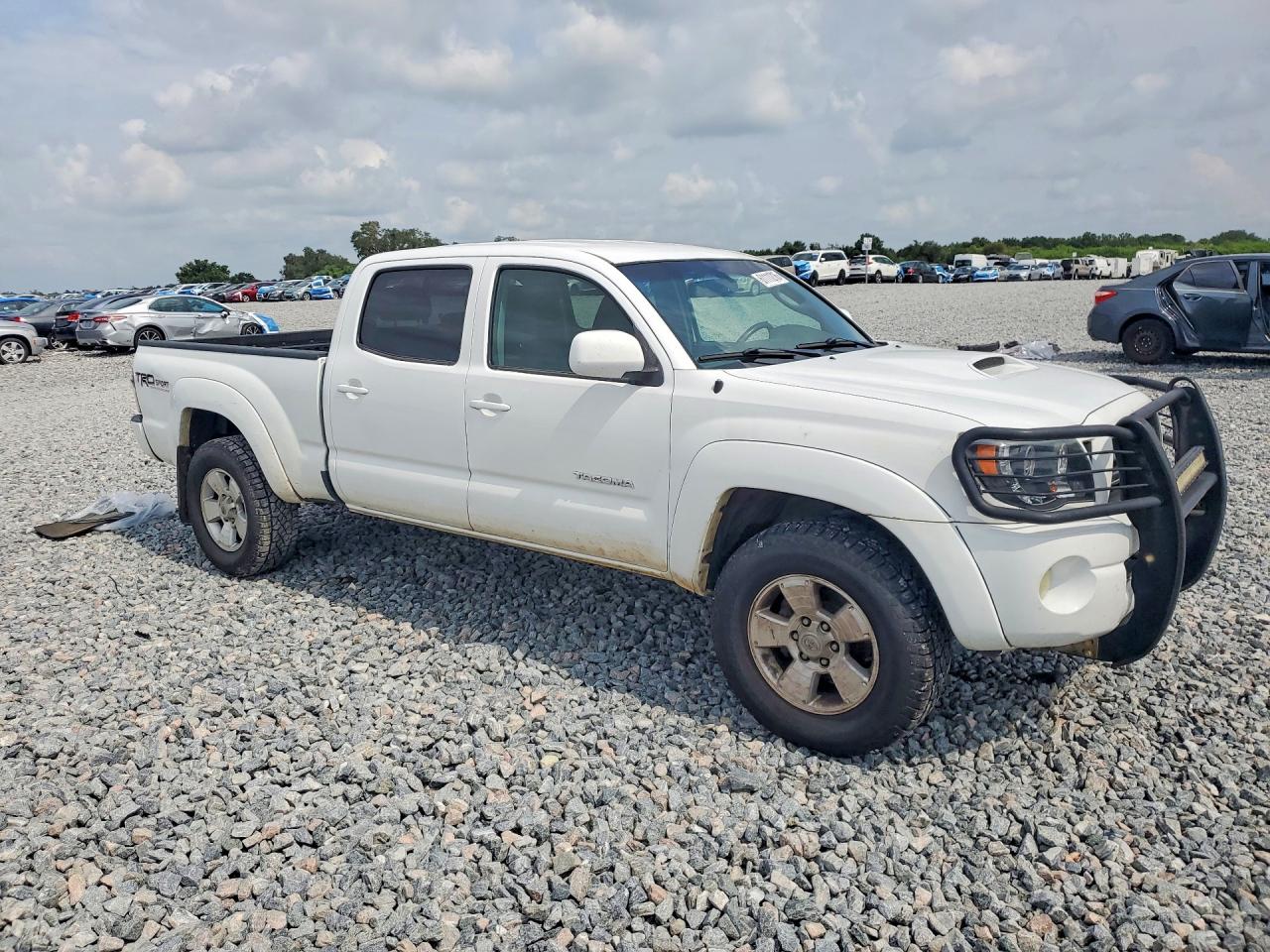 2010 Toyota Tacoma Double Cab Long Bed Белый vin: 5TEMU4FN0AZ712235