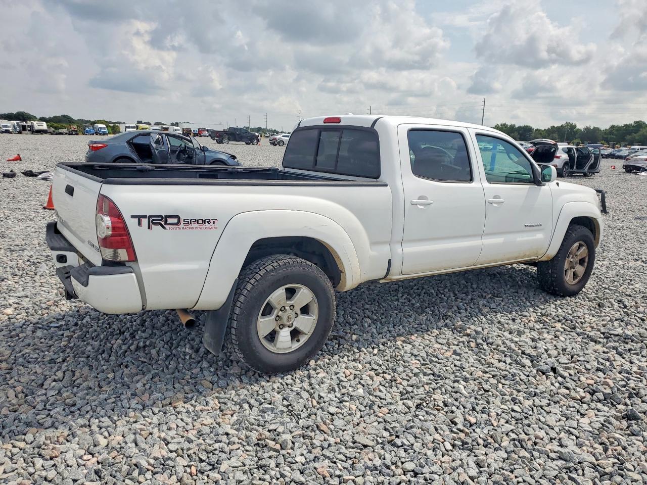 2010 Toyota Tacoma Double Cab Long Bed Белый vin: 5TEMU4FN0AZ712235