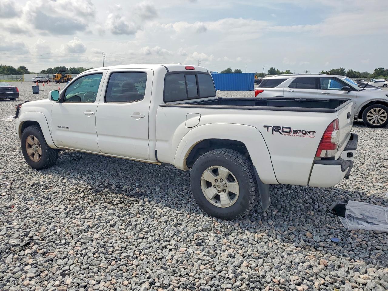 2010 Toyota Tacoma Double Cab Long Bed Белый vin: 5TEMU4FN0AZ712235