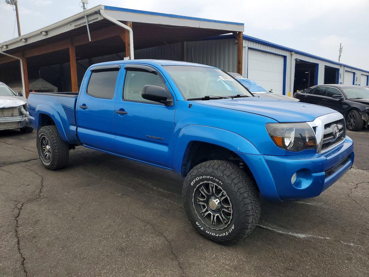 2010 Toyota Tacoma Double Cab Long Bed Blue vin: 5TEMU4FN3AZ717039