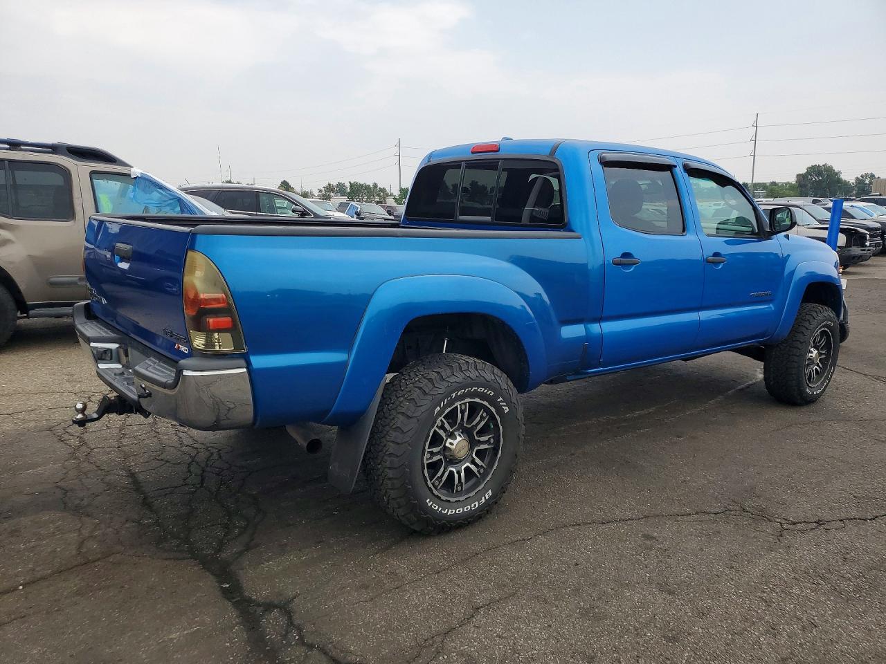 2010 Toyota Tacoma Double Cab Long Bed Blue vin: 5TEMU4FN3AZ717039