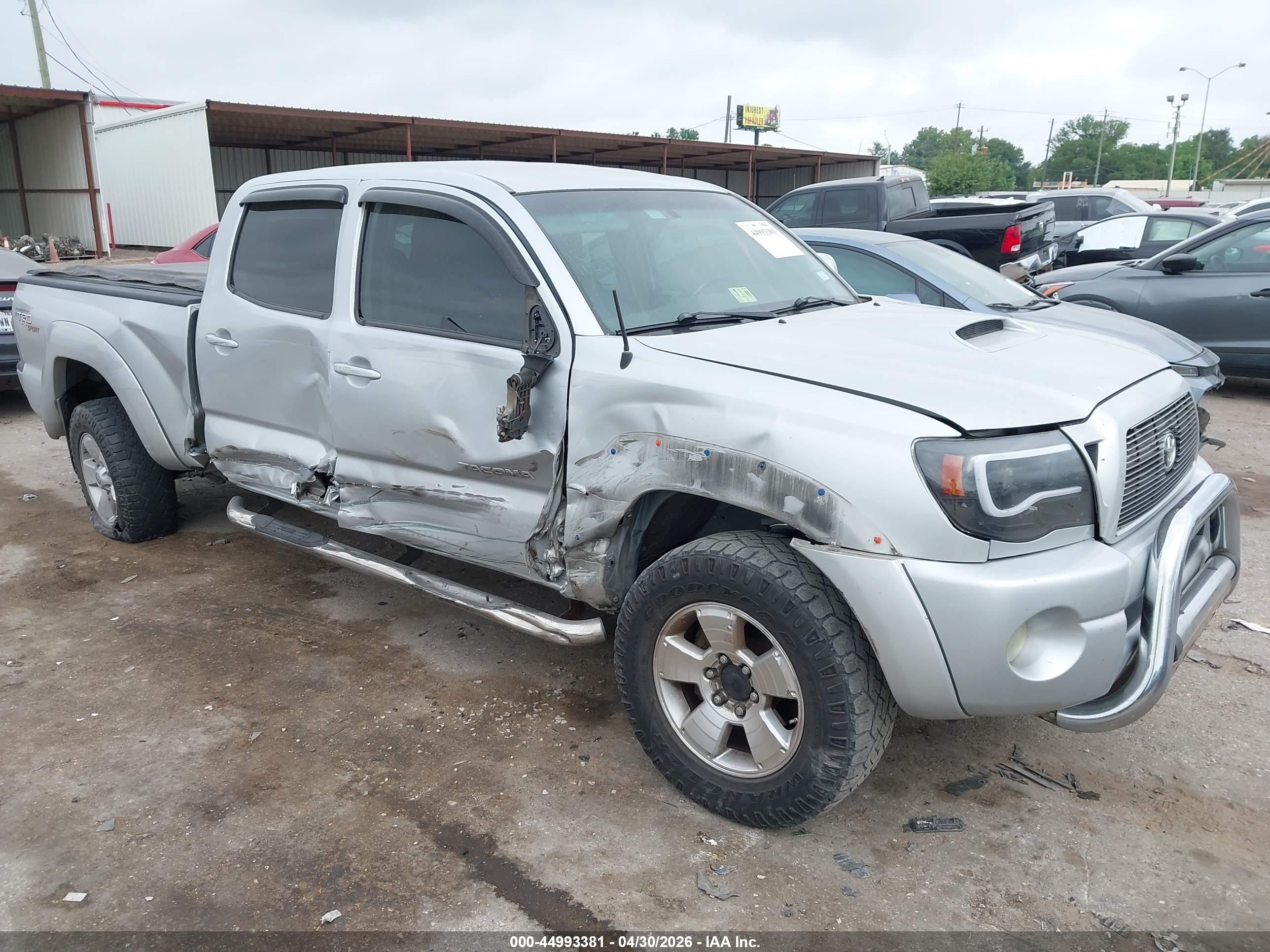 2010 Toyota Tacoma Base V6 Silver vin: 5TEMU4FN3AZ718885