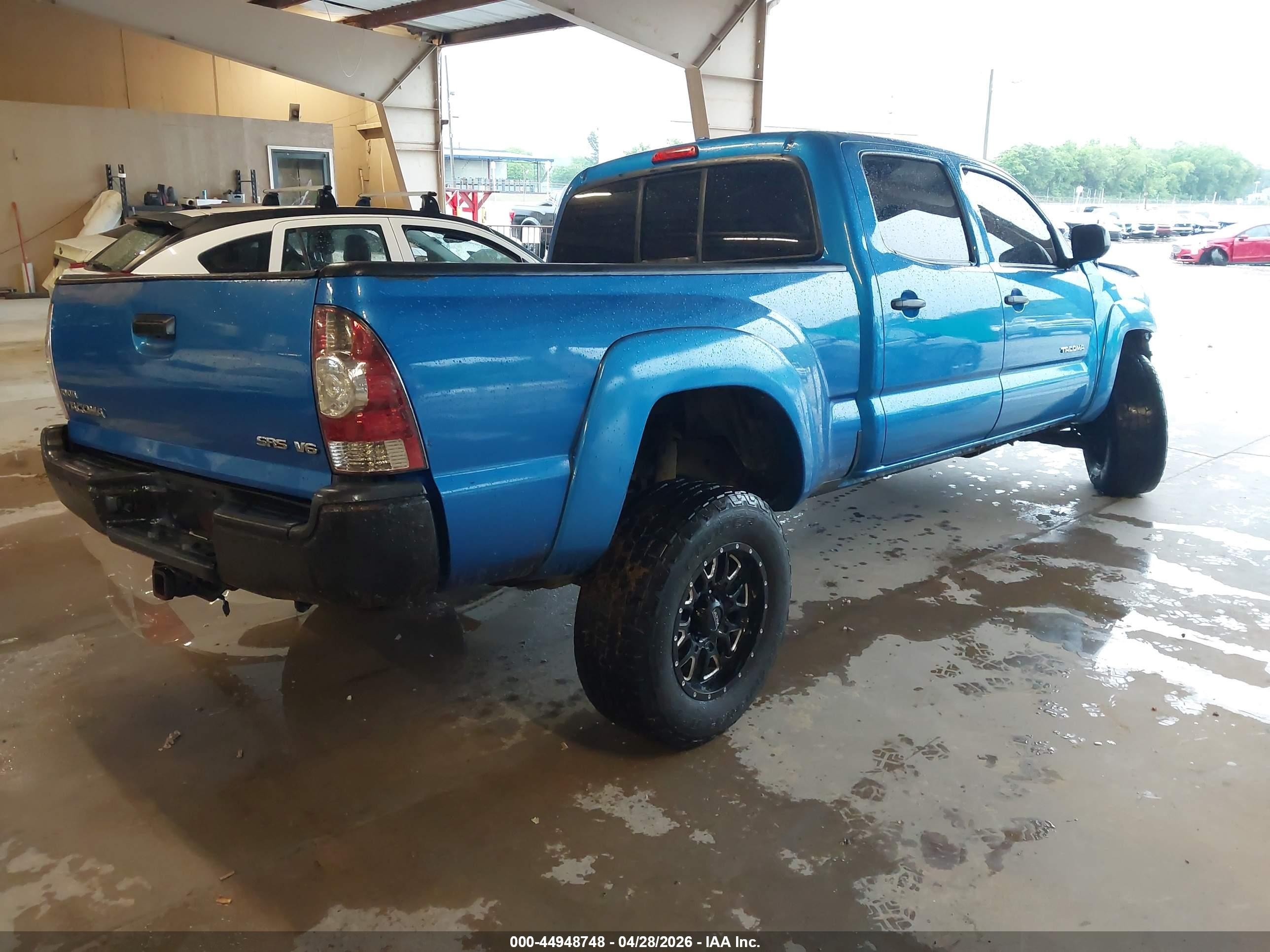 2010 Toyota Tacoma V6 Blue vin: 5TEMU4FN4AZ672810