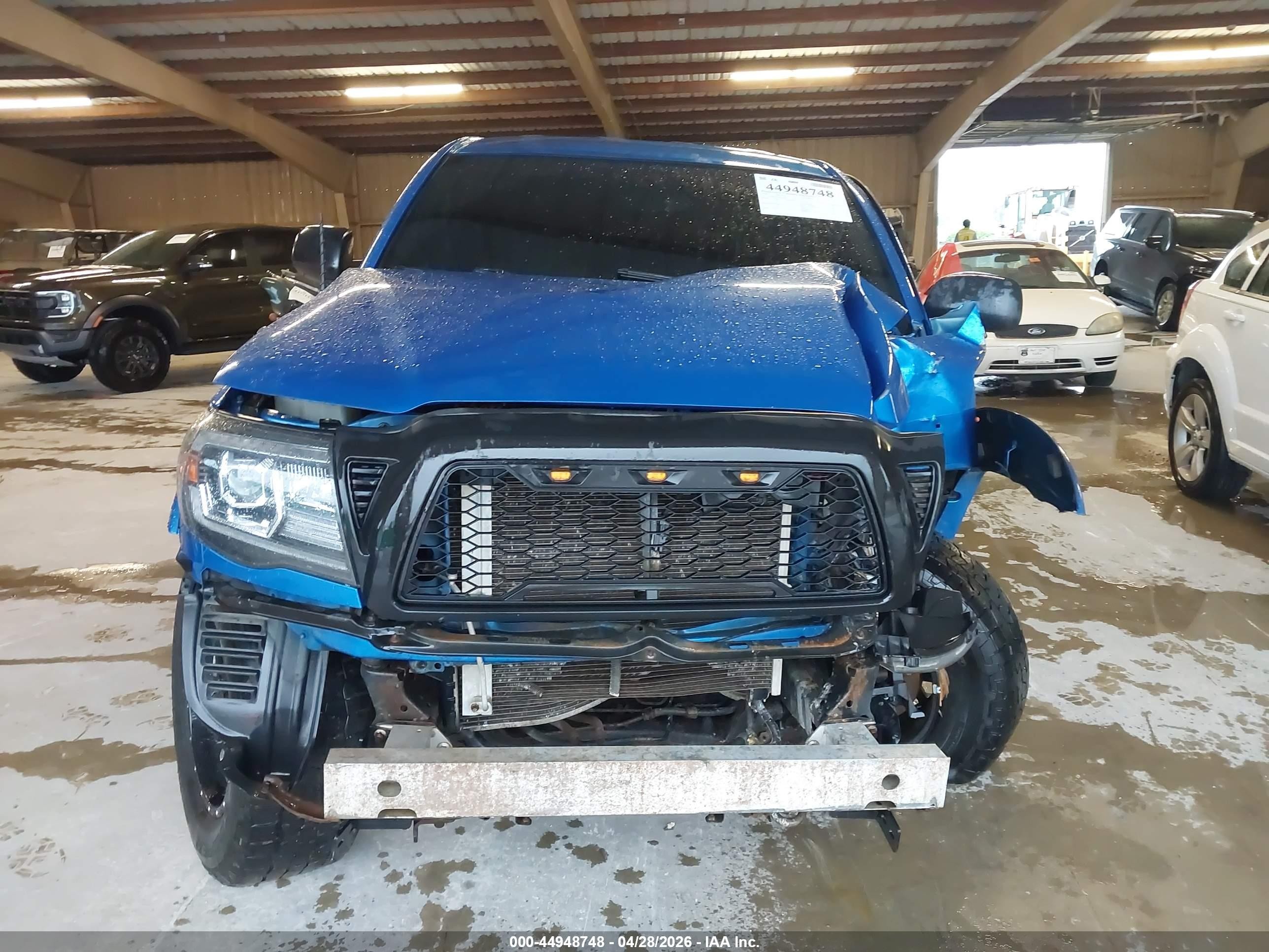2010 Toyota Tacoma V6 Blue vin: 5TEMU4FN4AZ672810