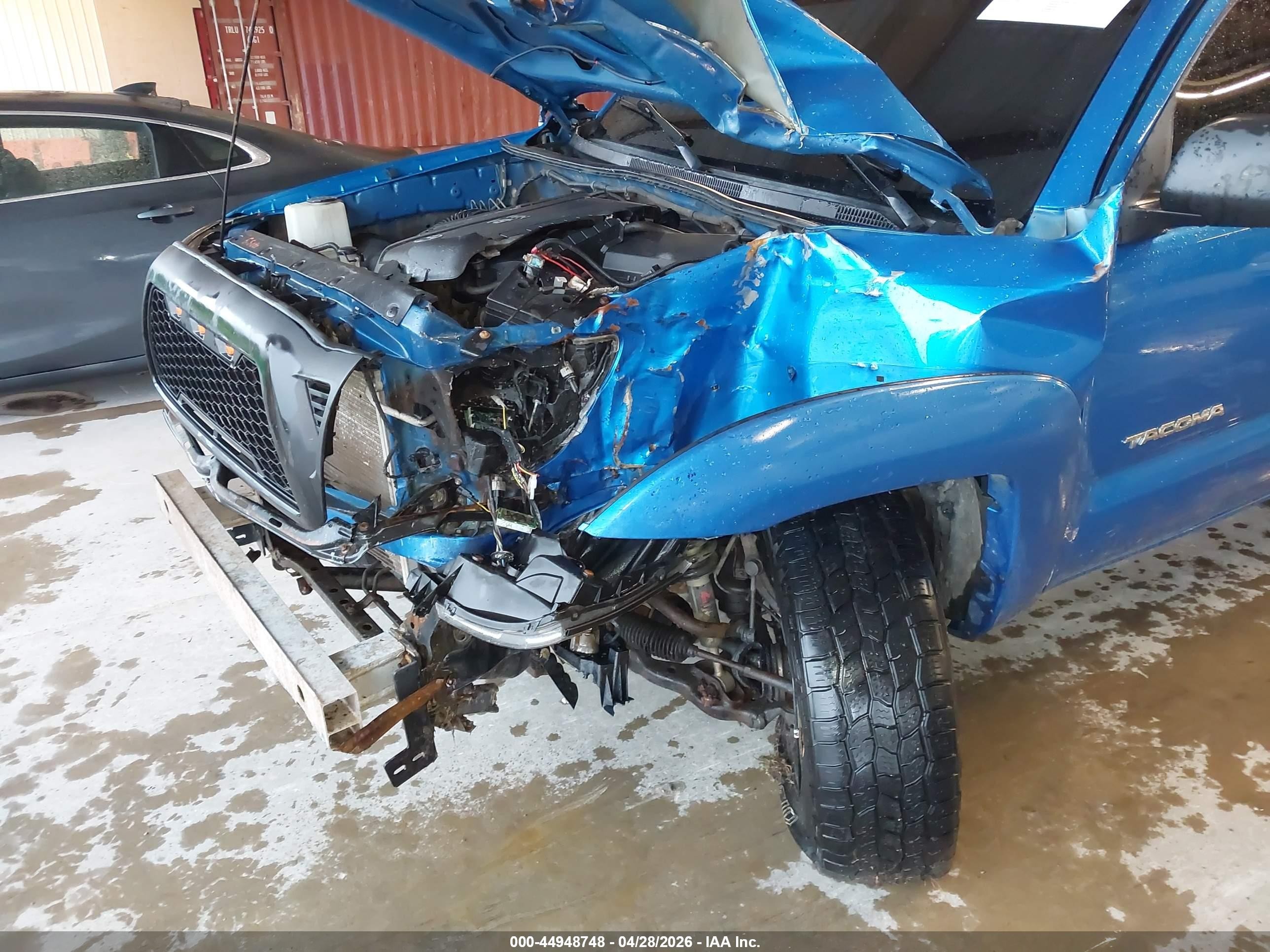 2010 Toyota Tacoma V6 Blue vin: 5TEMU4FN4AZ672810