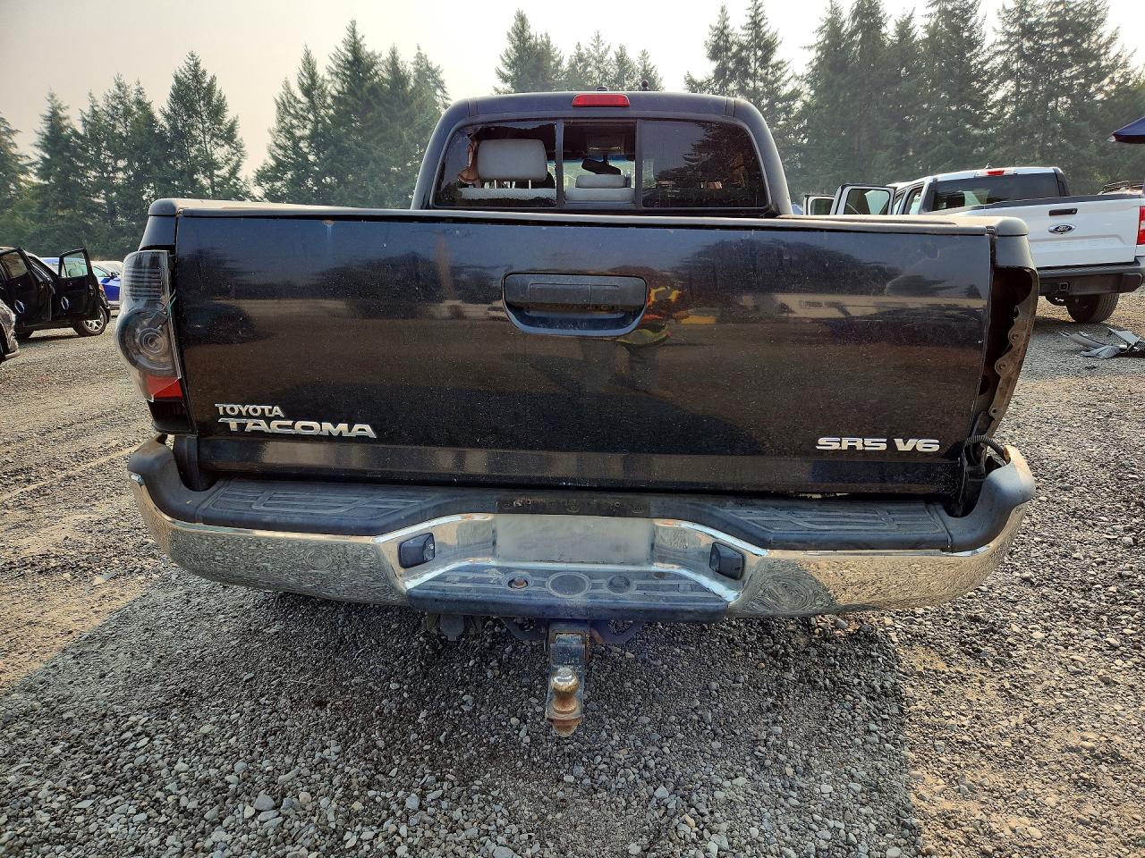2010 Toyota Tacoma Double Cab Long Bed Black vin: 5TEMU4FN6AZ693593