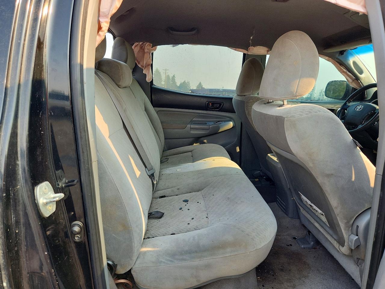 2010 Toyota Tacoma Double Cab Long Bed Black vin: 5TEMU4FN6AZ693593