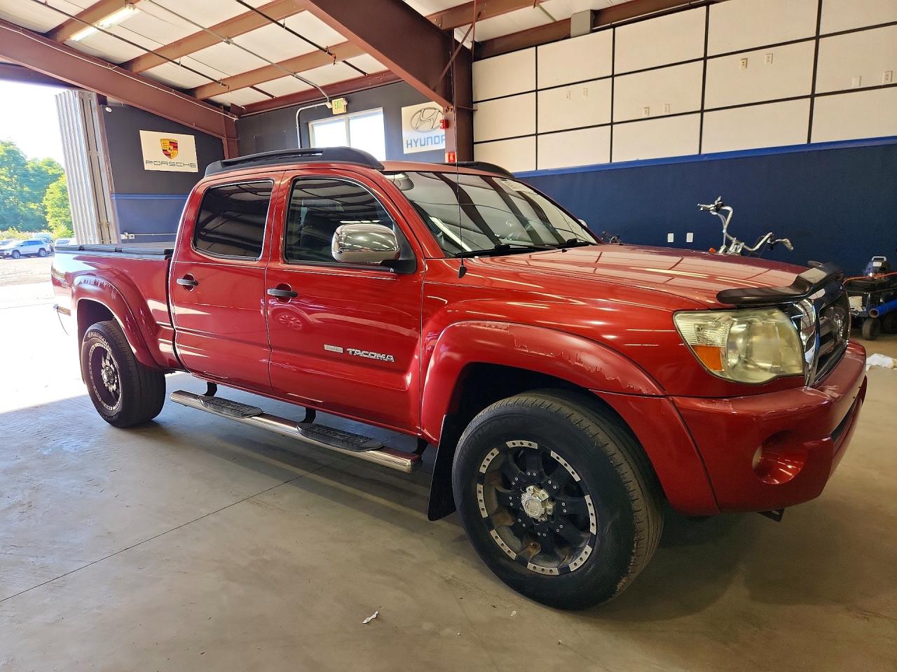 2010 Toyota Tacoma Double Cab Long Bed Red vin: 5TEMU4FNXAZ695704