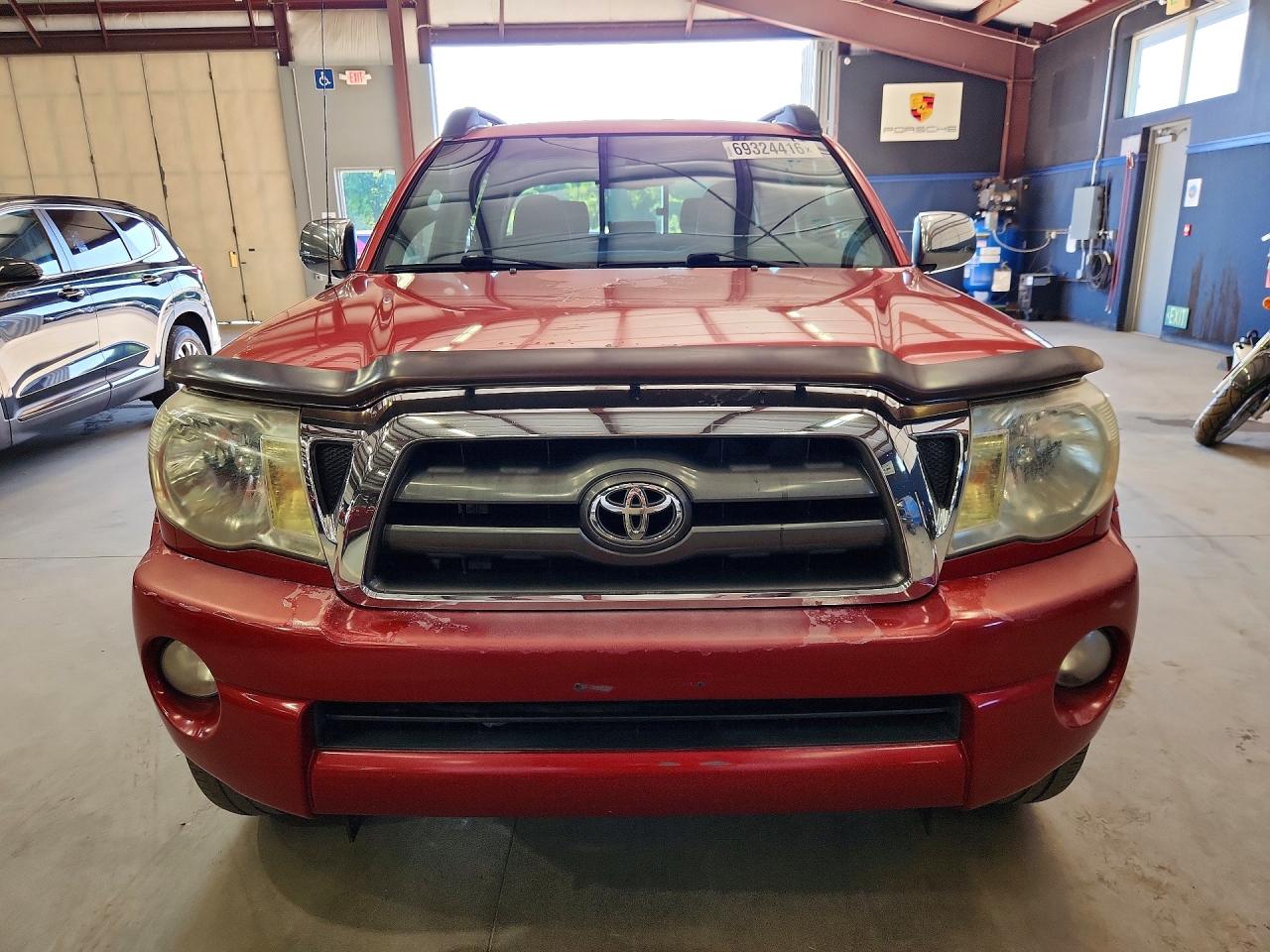 2010 Toyota Tacoma Double Cab Long Bed Red vin: 5TEMU4FNXAZ695704