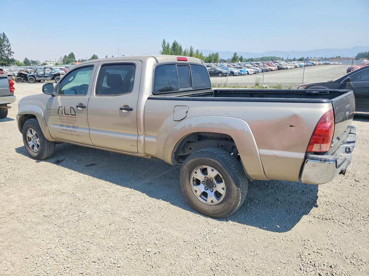 2005 Toyota Tacoma Double Cab Long Bed Gold vin: 5TEMU52N05Z008019