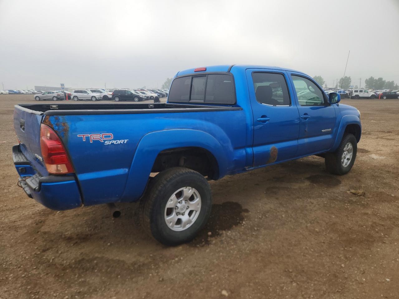 2005 Toyota Tacoma Double Cab Long Bed Blue vin: 5TEMU52N05Z035608