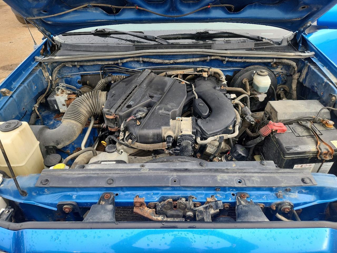 2005 Toyota Tacoma Double Cab Long Bed Blue vin: 5TEMU52N05Z035608