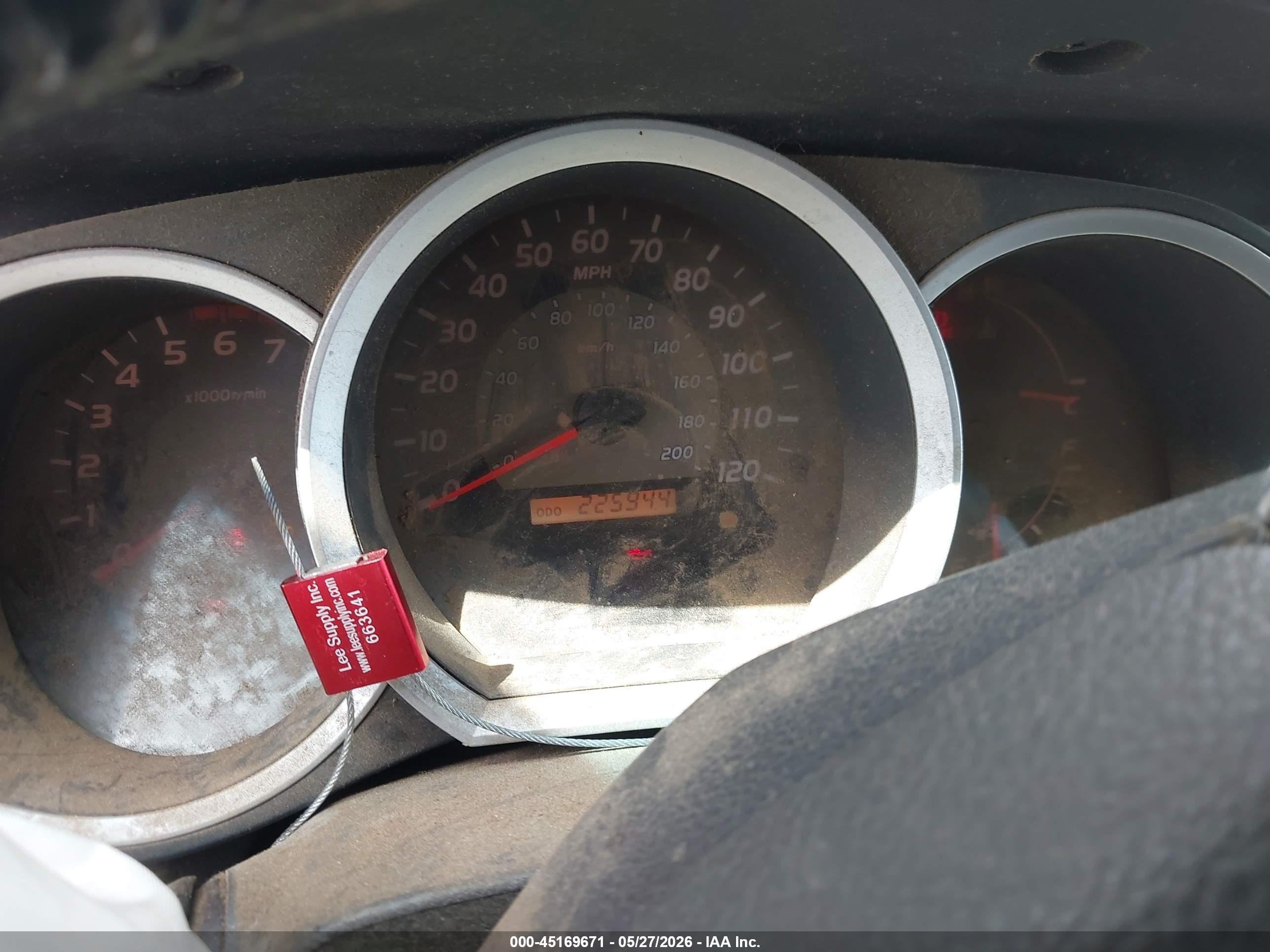 2007 Toyota Tacoma Base V6 Black vin: 5TEMU52N07Z387218
