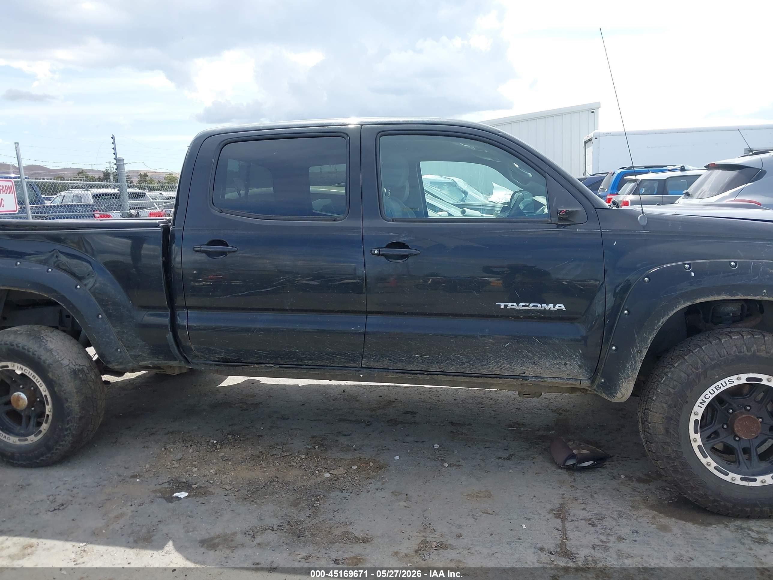 2007 Toyota Tacoma Base V6 Black vin: 5TEMU52N07Z387218
