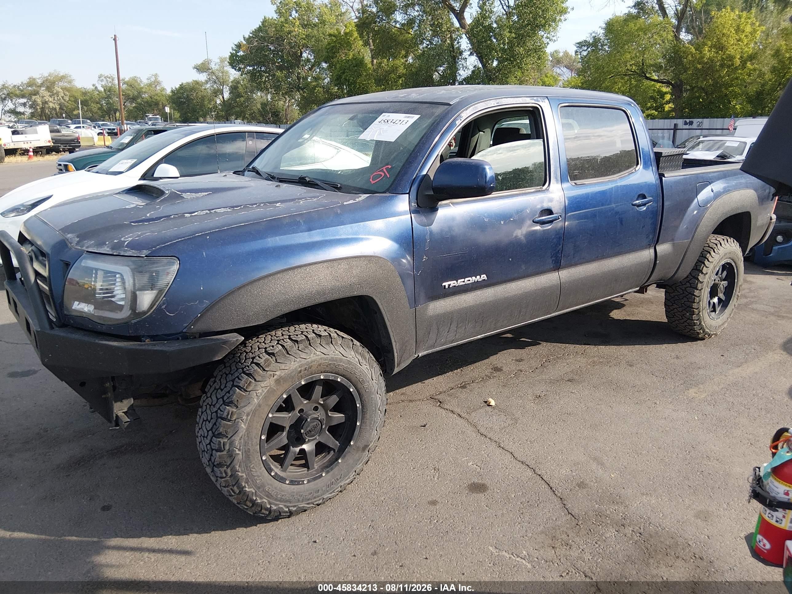 2007 Toyota Tacoma Base V6 Синий vin: 5TEMU52N07Z442640