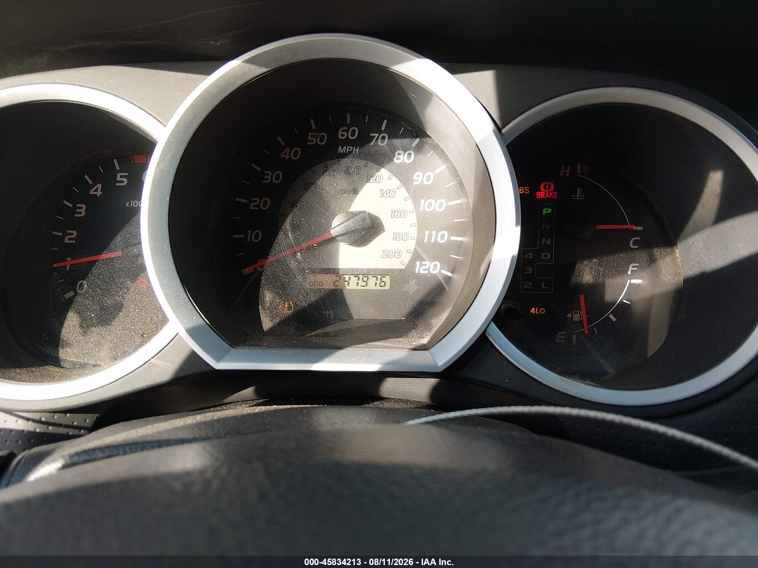 2007 Toyota Tacoma Base V6 Синий vin: 5TEMU52N07Z442640
