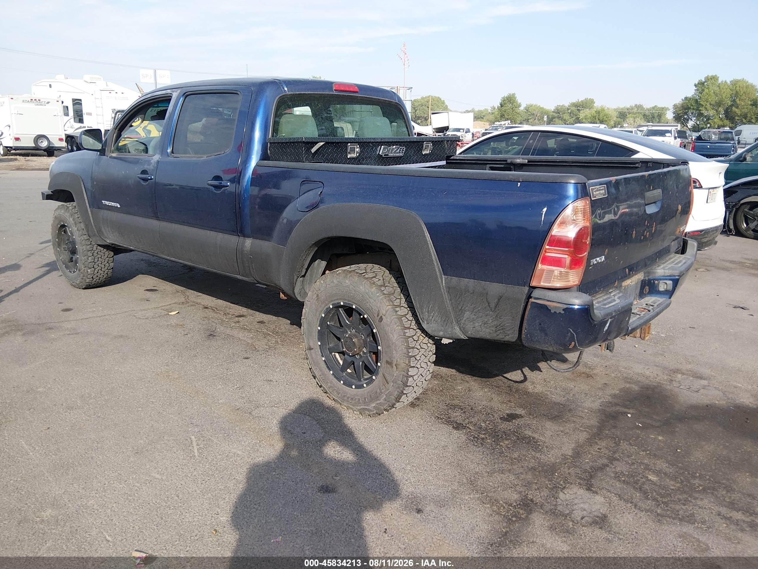 2007 Toyota Tacoma Base V6 Синий vin: 5TEMU52N07Z442640