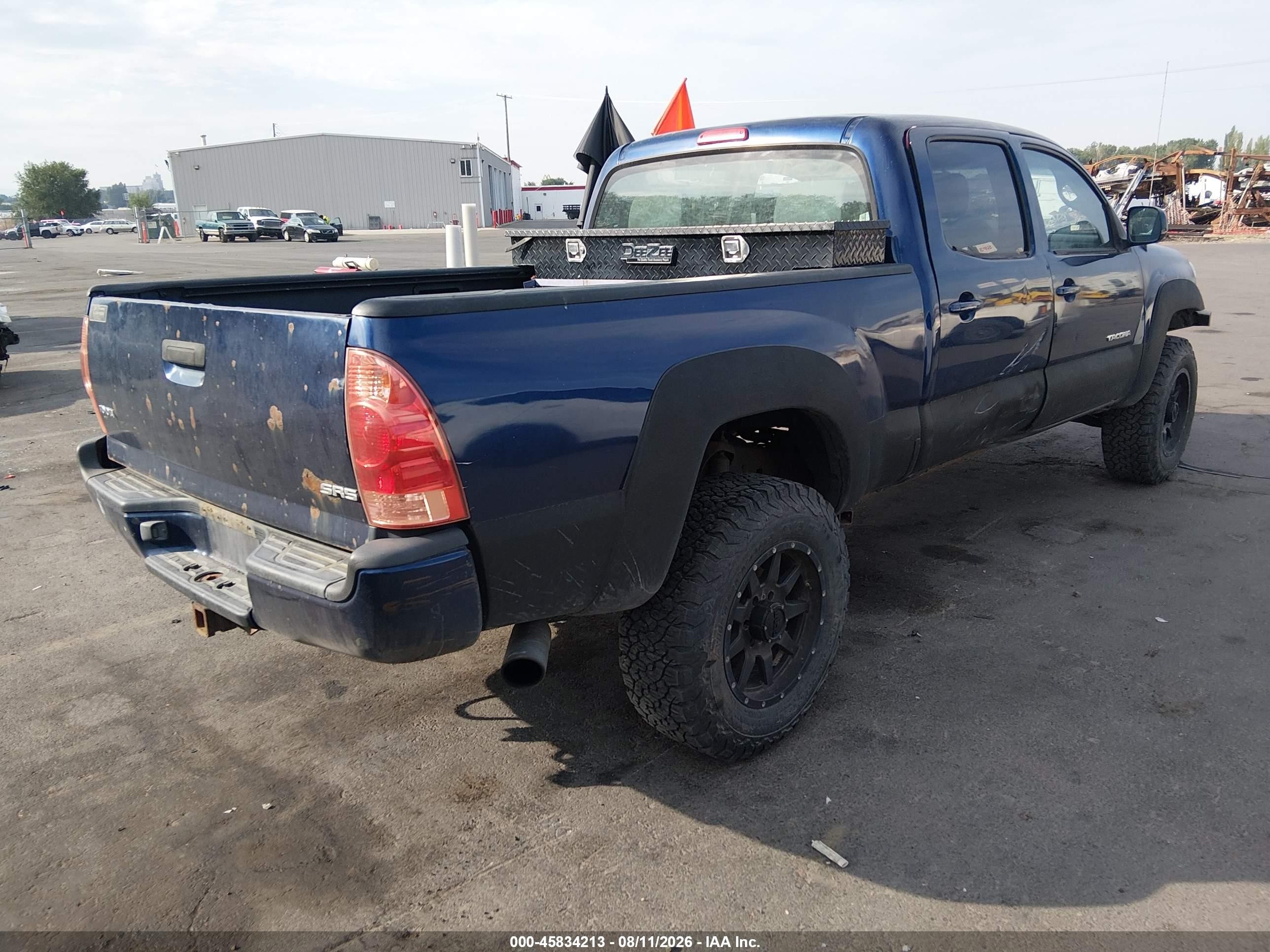 2007 Toyota Tacoma Base V6 Синий vin: 5TEMU52N07Z442640