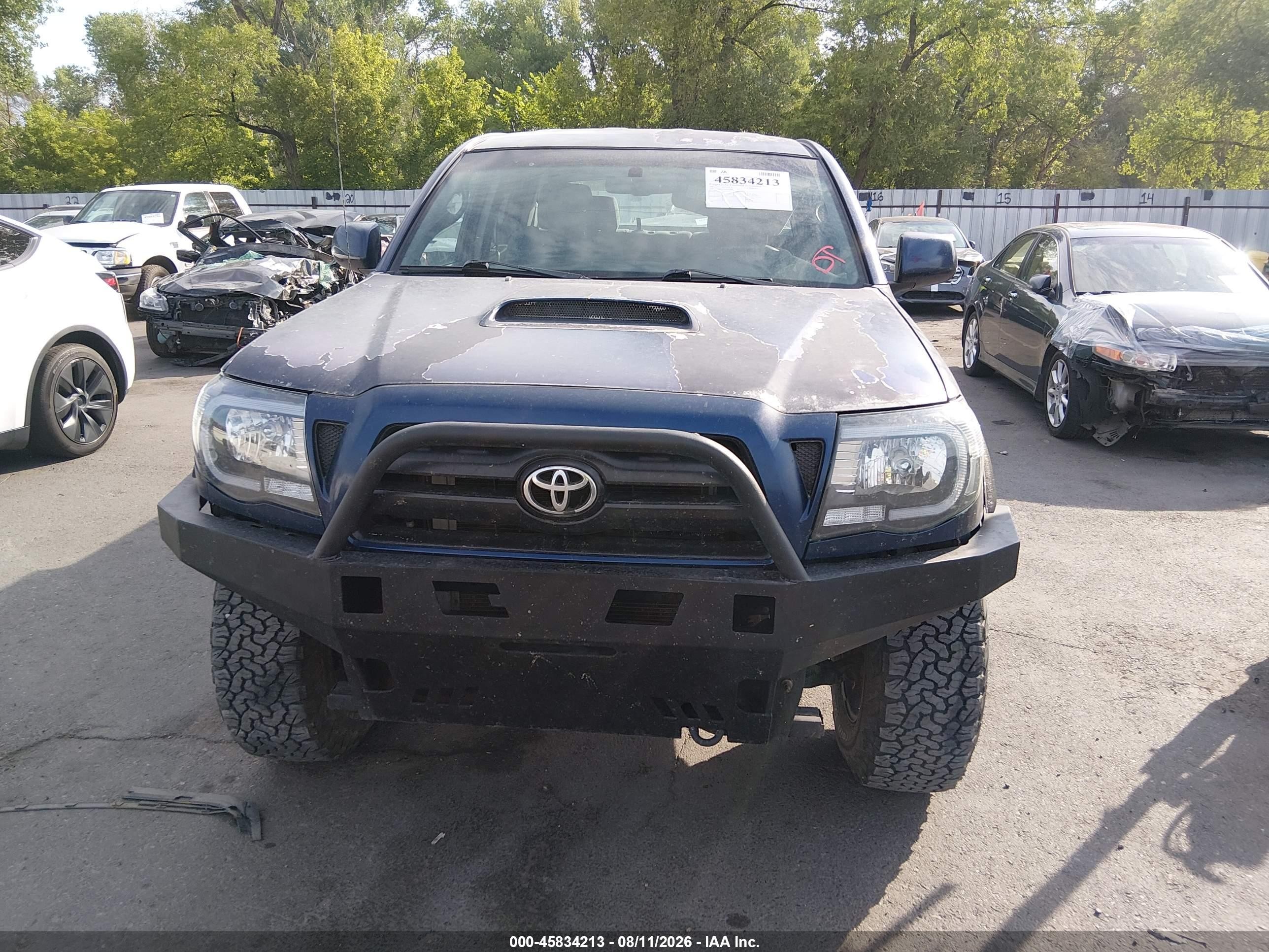2007 Toyota Tacoma Base V6 Синий vin: 5TEMU52N07Z442640