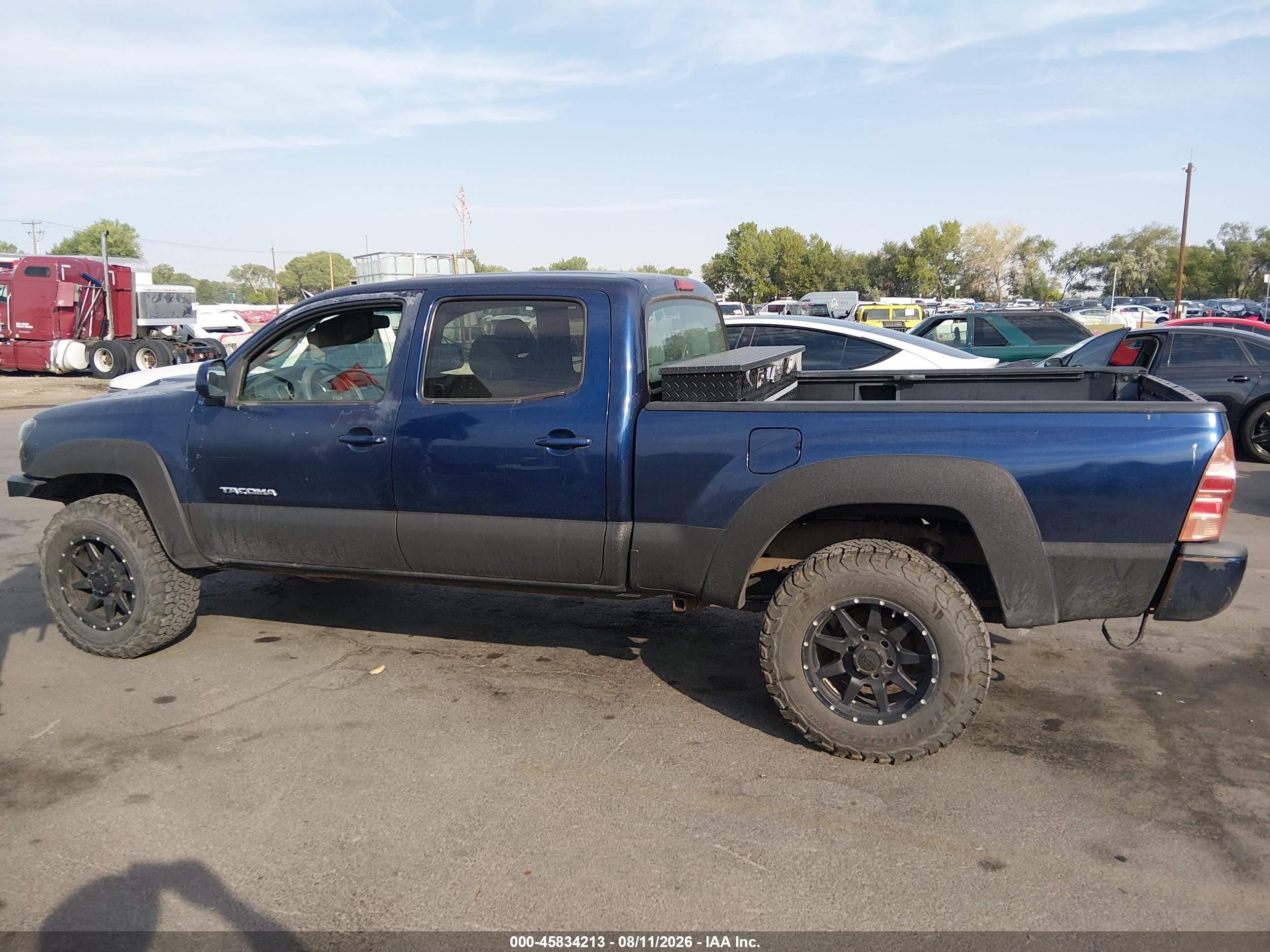 2007 Toyota Tacoma Base V6 Синий vin: 5TEMU52N07Z442640