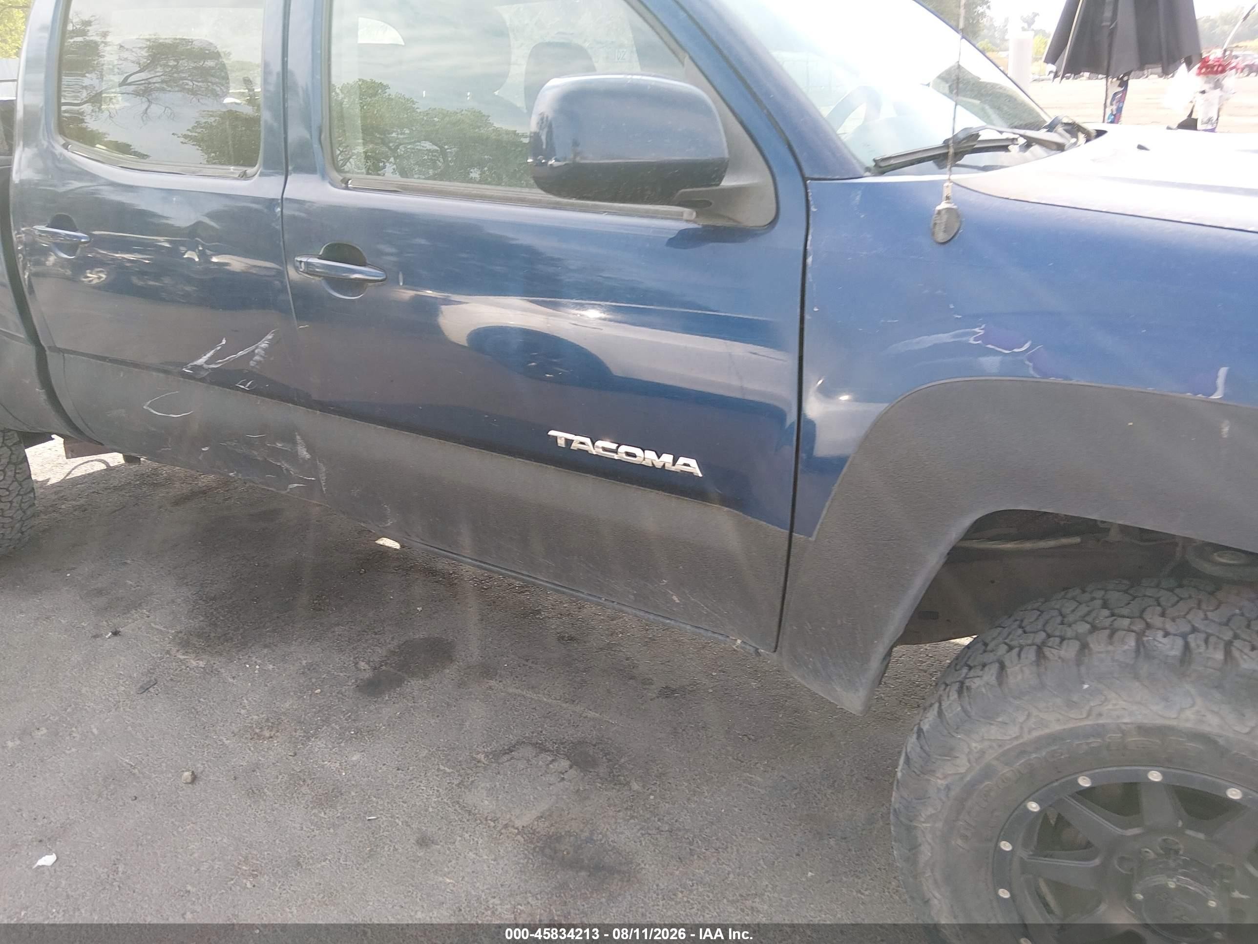 2007 Toyota Tacoma Base V6 Синий vin: 5TEMU52N07Z442640