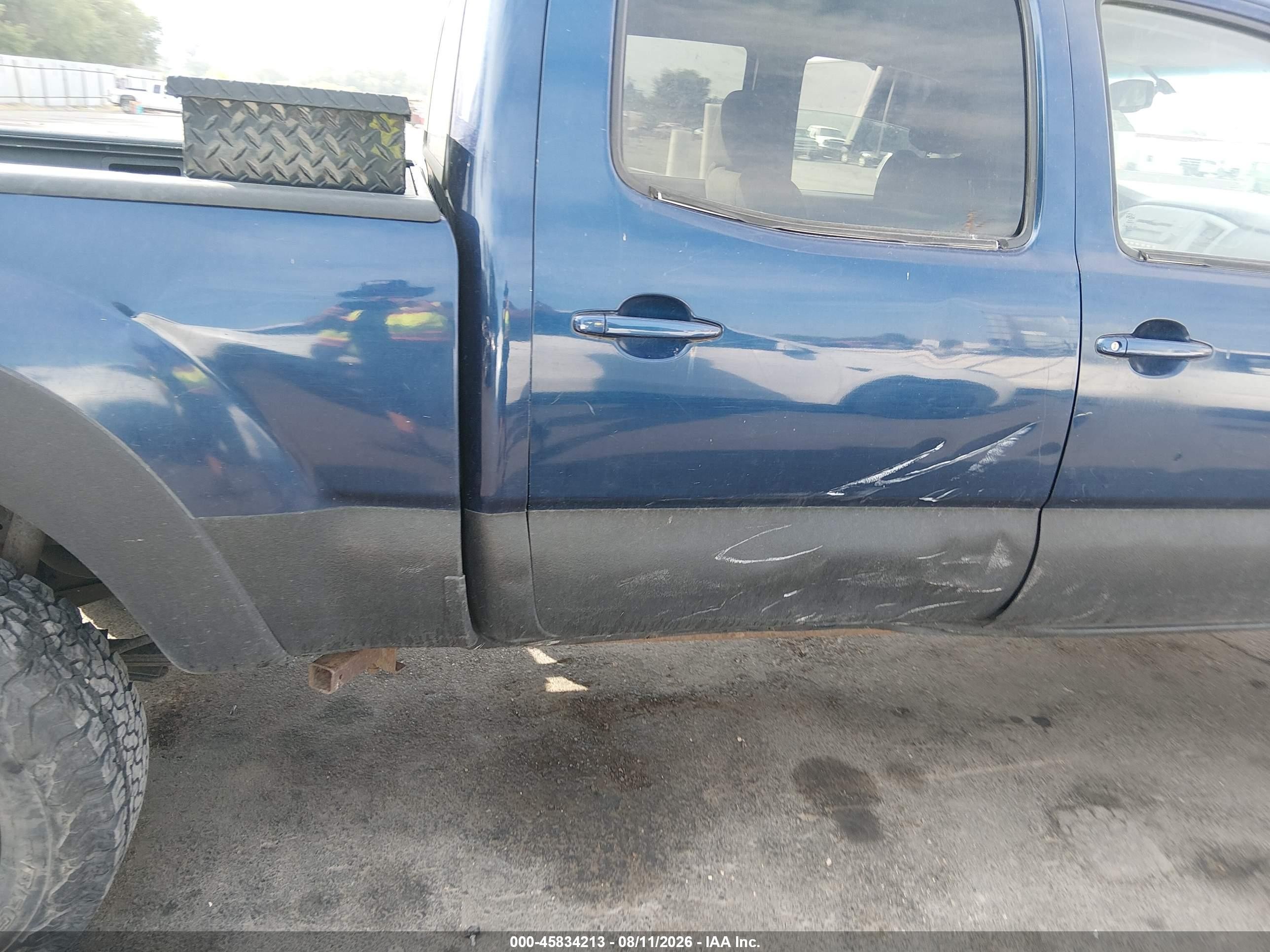 2007 Toyota Tacoma Base V6 Синий vin: 5TEMU52N07Z442640